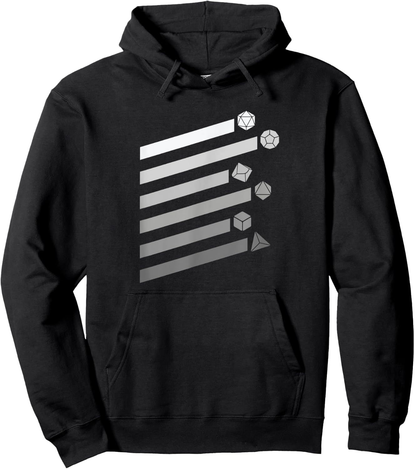 Dungeon Game vintage D20 Dice shirt Hoodie - Hoodie | Black
