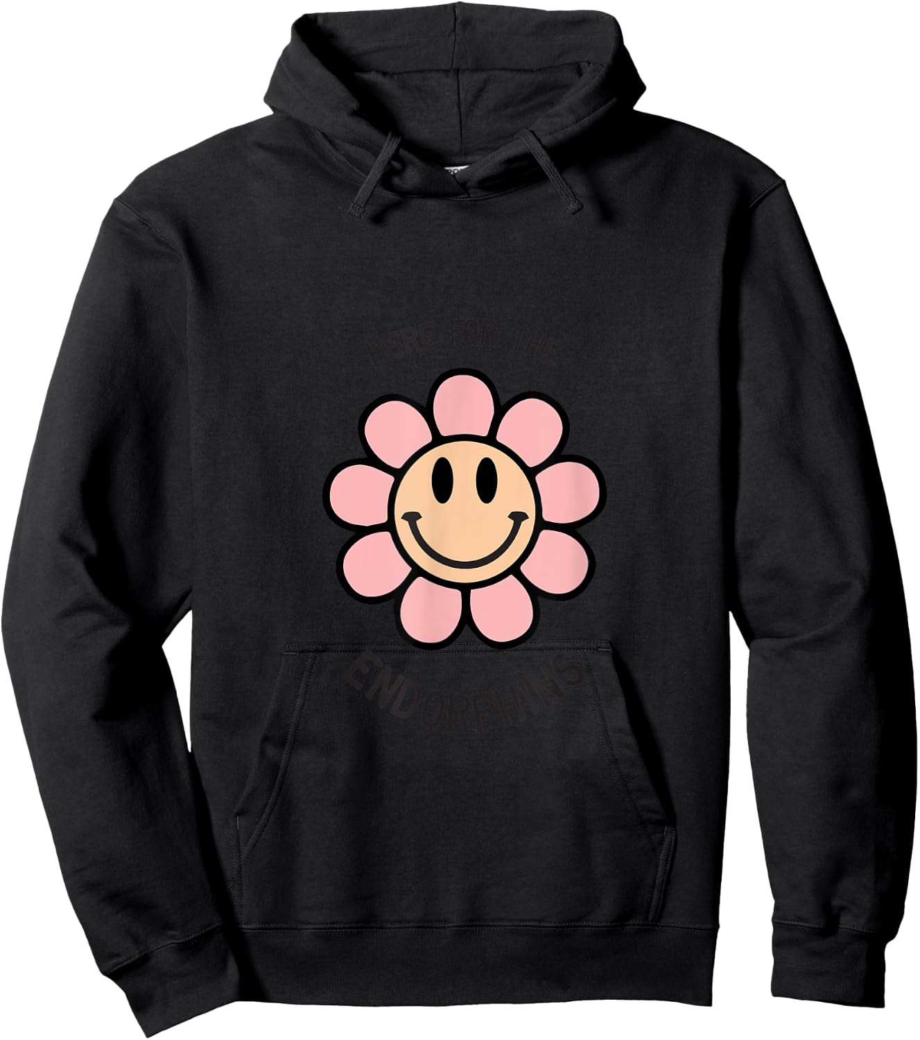 Here for the Endorphins Gym Hoodie - Hoodie | Black