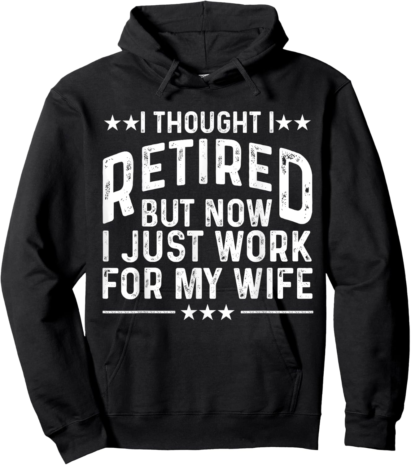 Funny Retirement Design For Retired Men Husband Dad Retirees Hoodie - Hoodie | Black