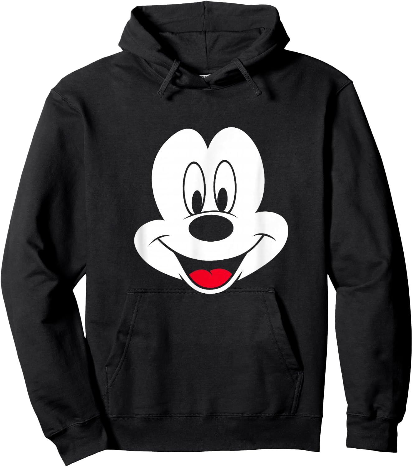 Disney Mickey Mouse Big Face Hoodie - Hoodie | Black