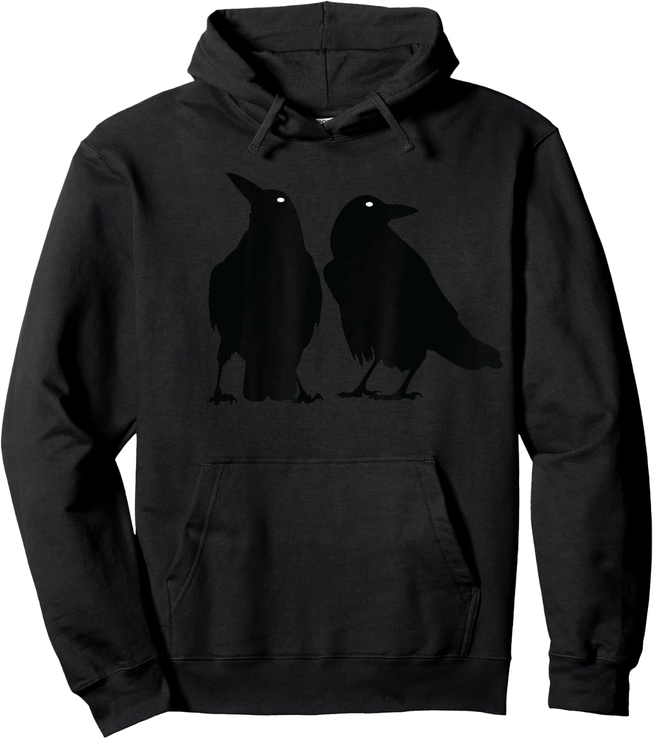 Murder Of Crows Funny and Sarcastic Bird Raven & Crow Lover Hoodie - Hoodie | Black