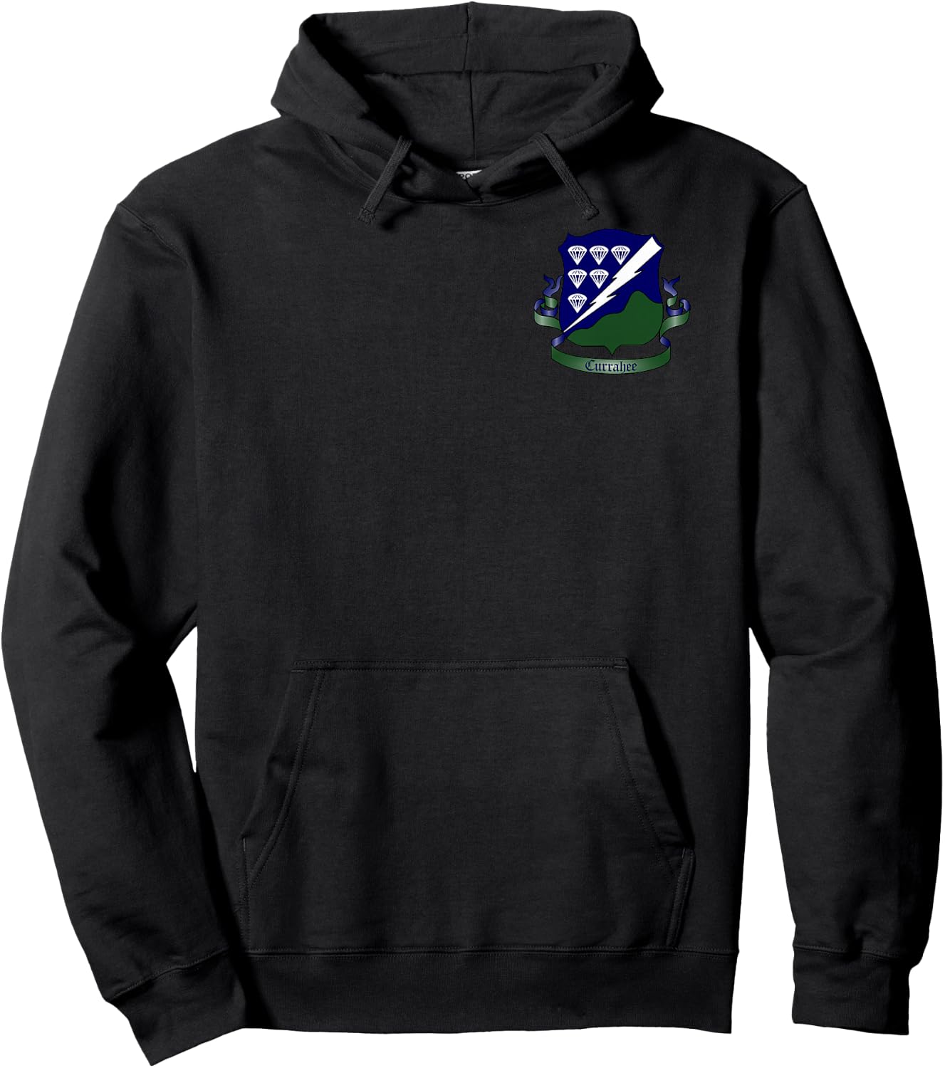 101st Airborne - 506 Parachute Fantry DUI - Currahee Hoodie - Hoodie | Black