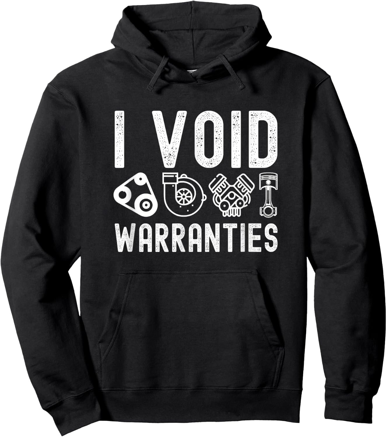 I Void Warranties Mechanic Hoodie - Hoodie | Black