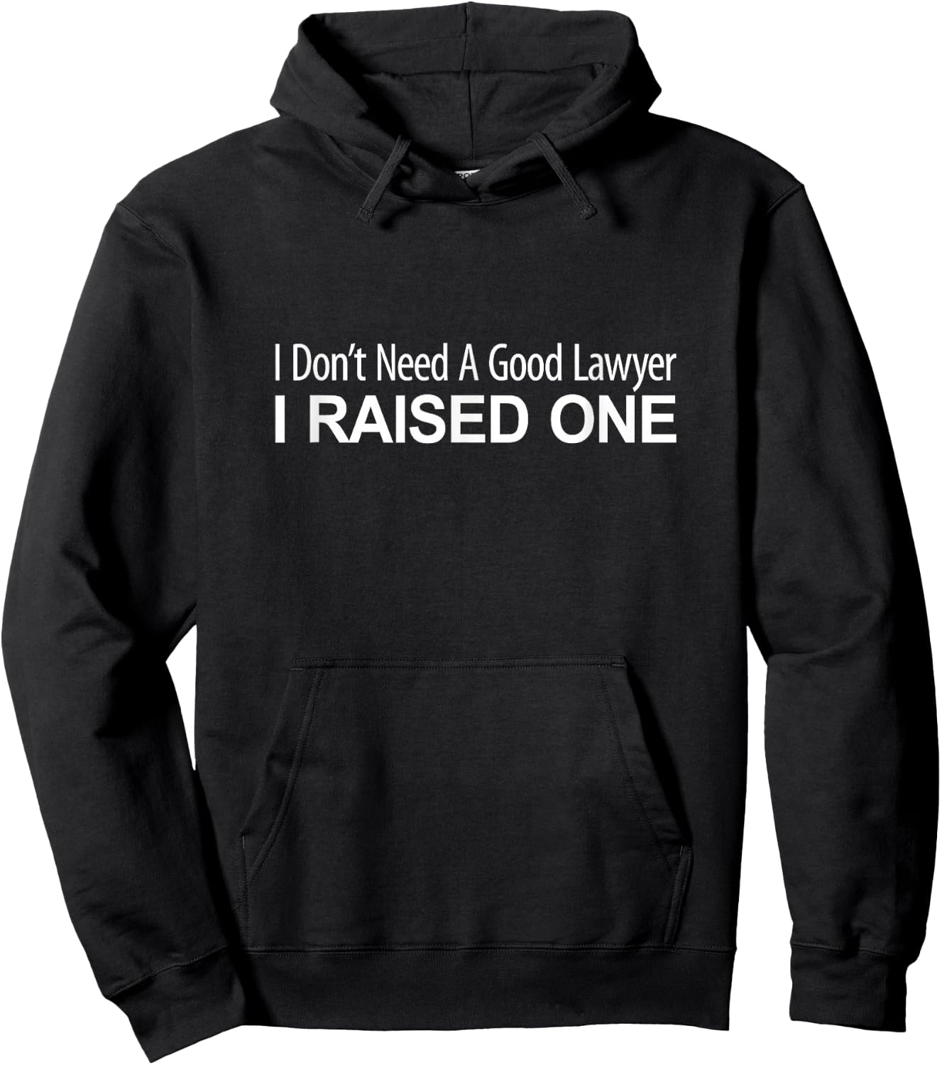 I Don't Need A Good Lawyer - I Raised One Hoodie - Hoodie | Black