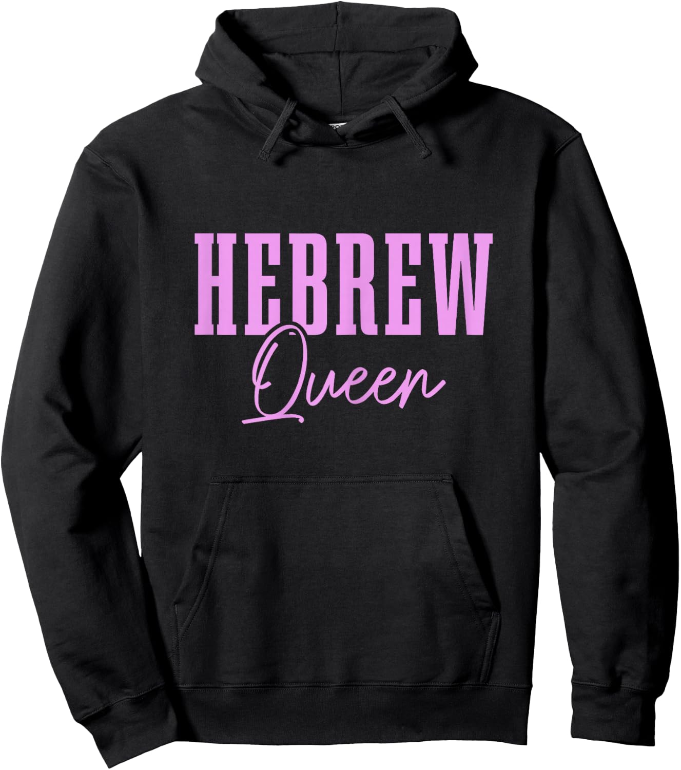 Hebrew Israelite Clothing Women's Jewish Cultural , Black, X-Small, Short Sleeve, , Classic Fit, Pull On Hoodie - Hoodie | Black