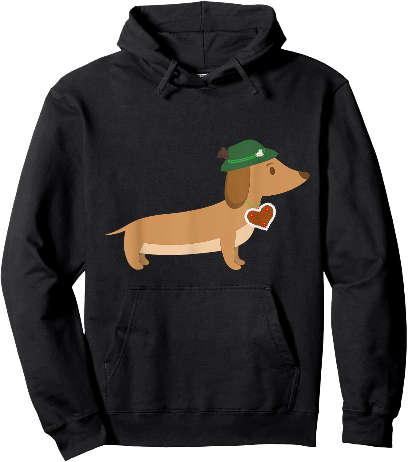 Funny Bavarian Dog Dachshund Weiner Dog Gift Men Women Kids Hoodie - Hoodie | Black