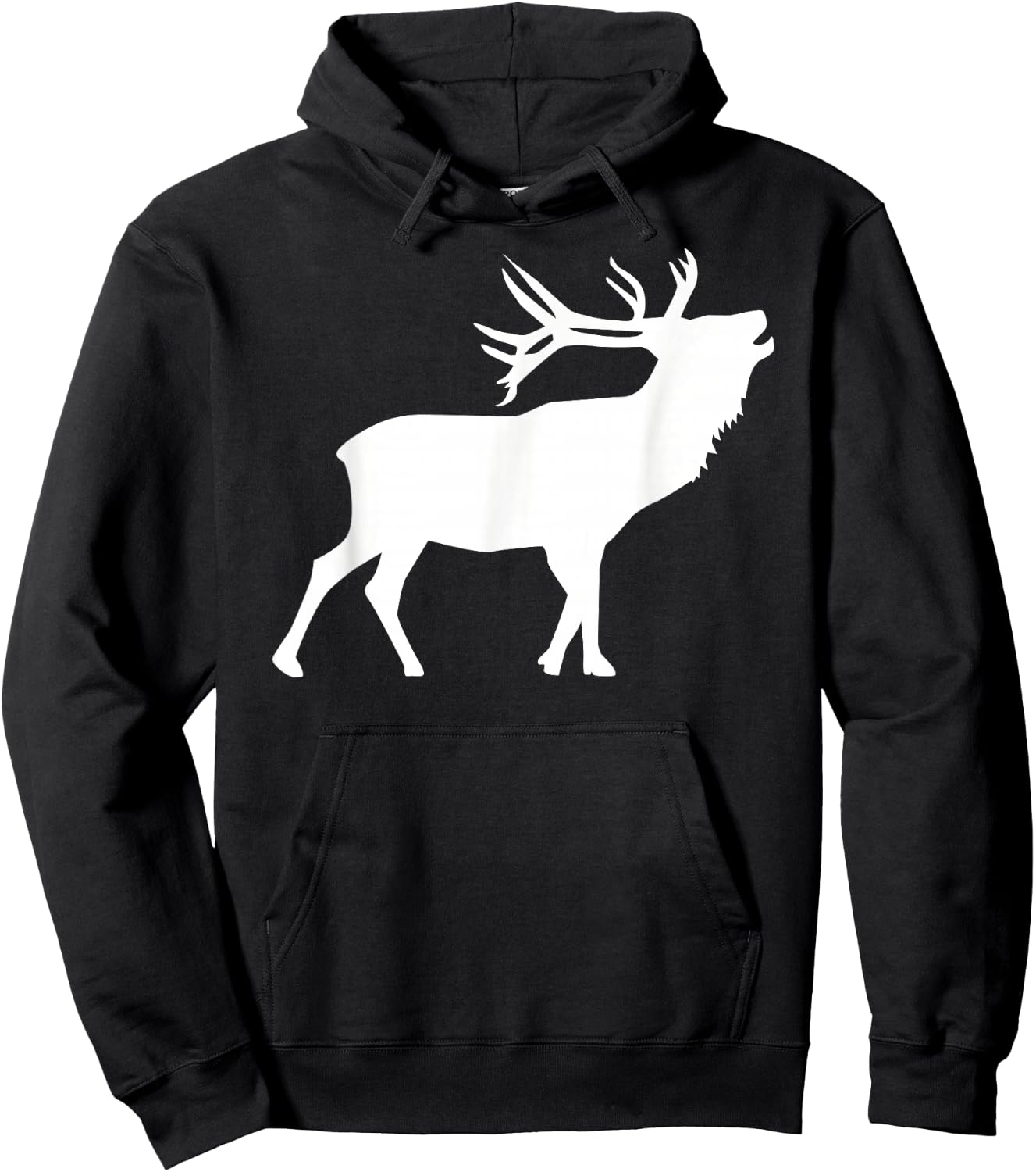Roaring deer Hoodie - Hoodie | Black