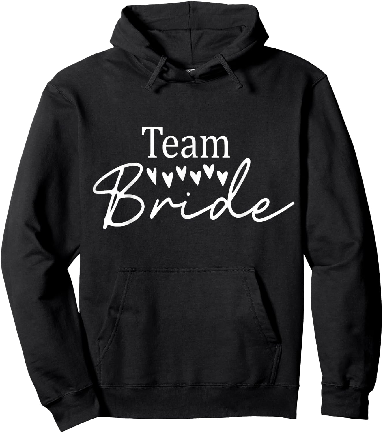 Team Bride Wedding Party Bridesmaid Bachelorette Party 2027 Hoodie - Hoodie | Black