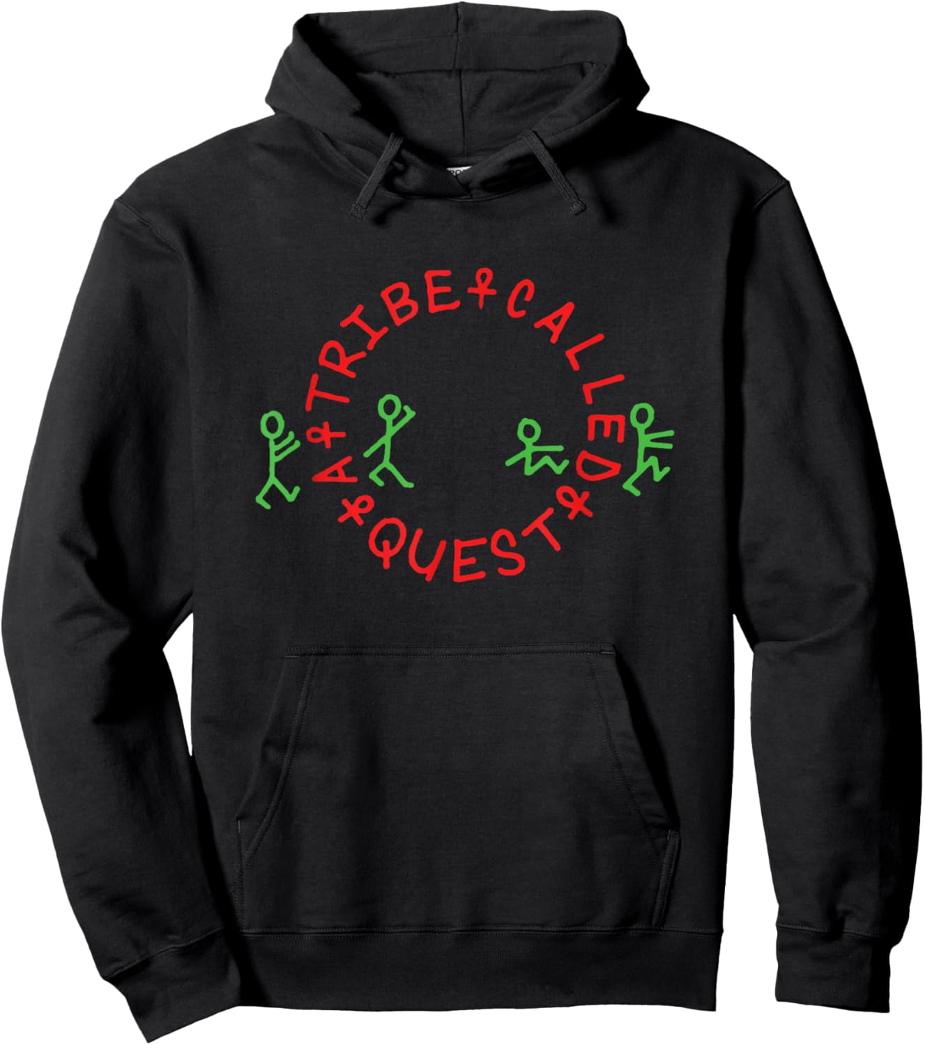 A Tribe Called Quest Official Circle Logo Black Hoodie - Hoodie | Black