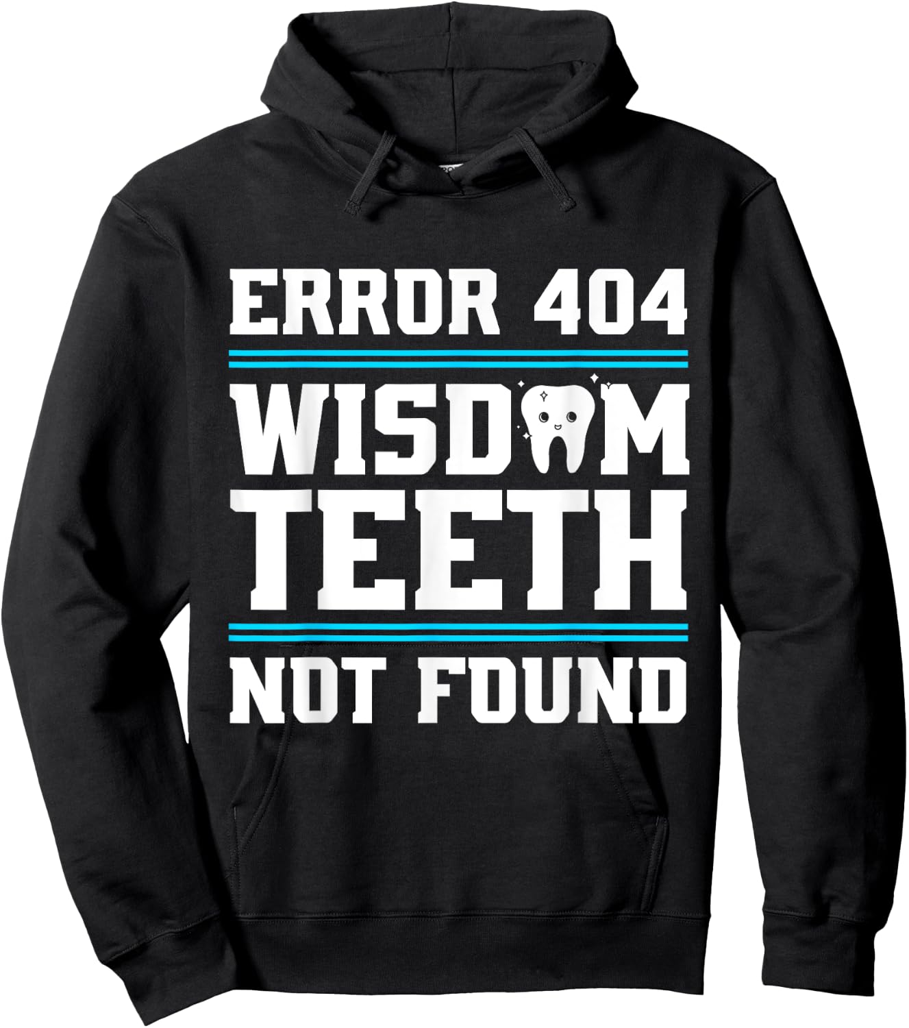 Funny Wisdom Tooth | Wisdom Teeth Recovery Hoodie - Hoodie | Black