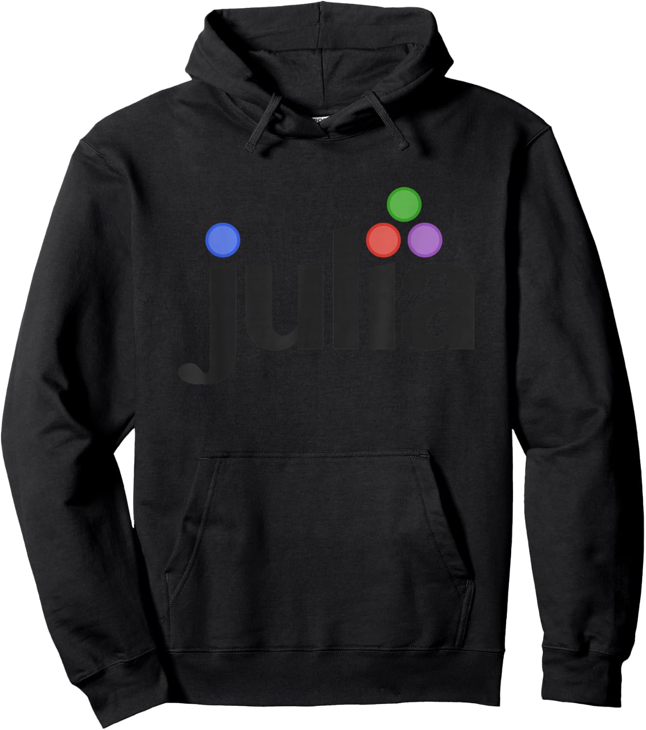 Julia Programming - Julia Programmers Logo Gift Hoodie - Hoodie | Black