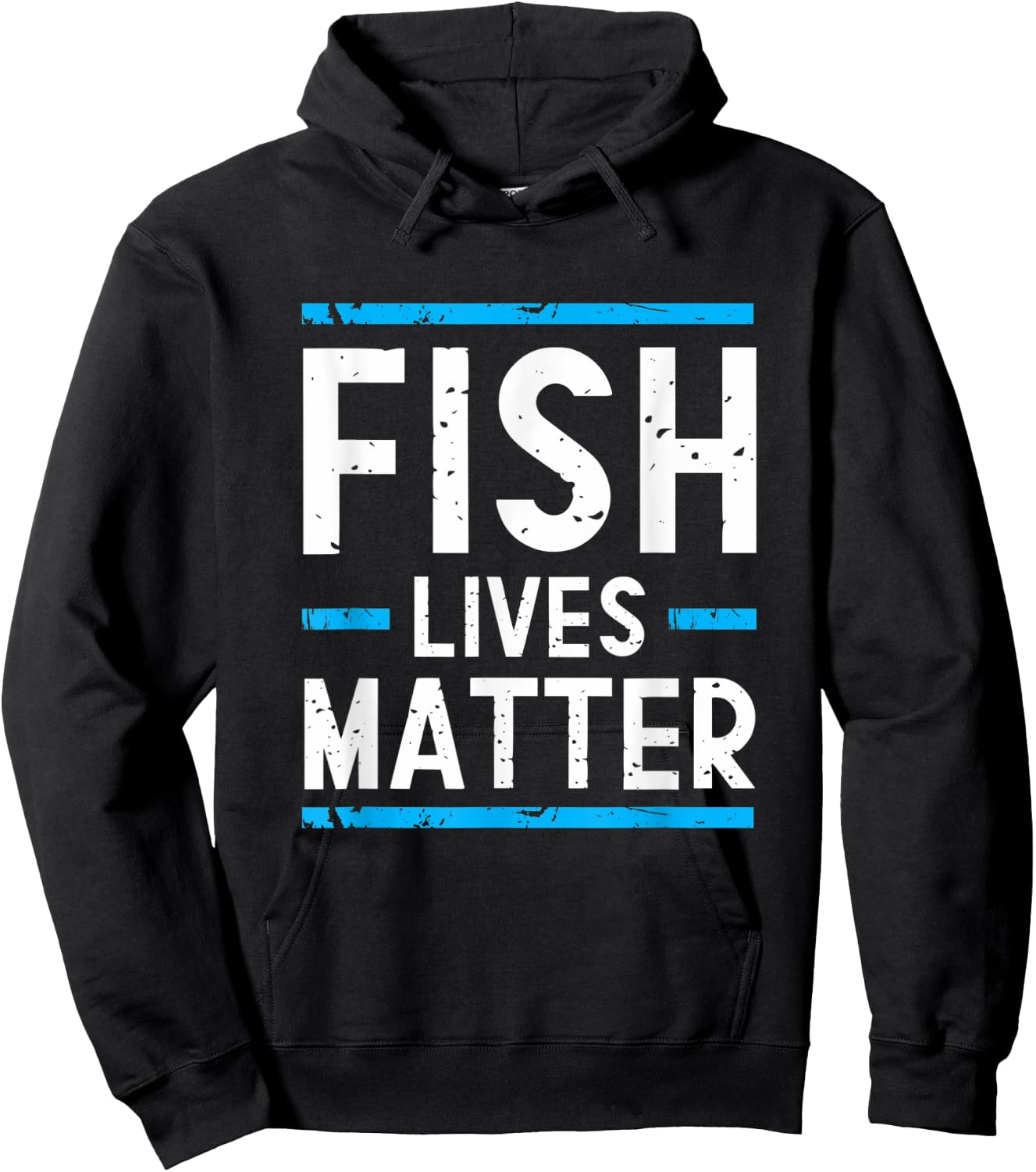 Fish Lives Matter | Saltwater Aquarium Marine Biology Hoodie - Hoodie | Black