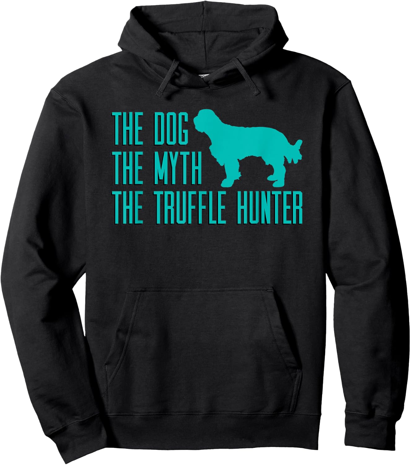 Truffle Hunting Dog Owner Fungi Sniffing Canine Mushroom Hoodie - Hoodie | Black