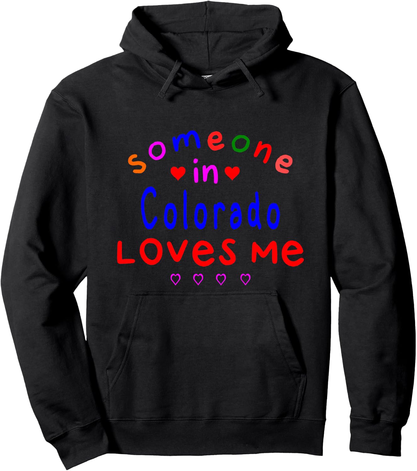 Someone in Colorado Loves Me Kids Boys Girls Hoodie - Hoodie | Black
