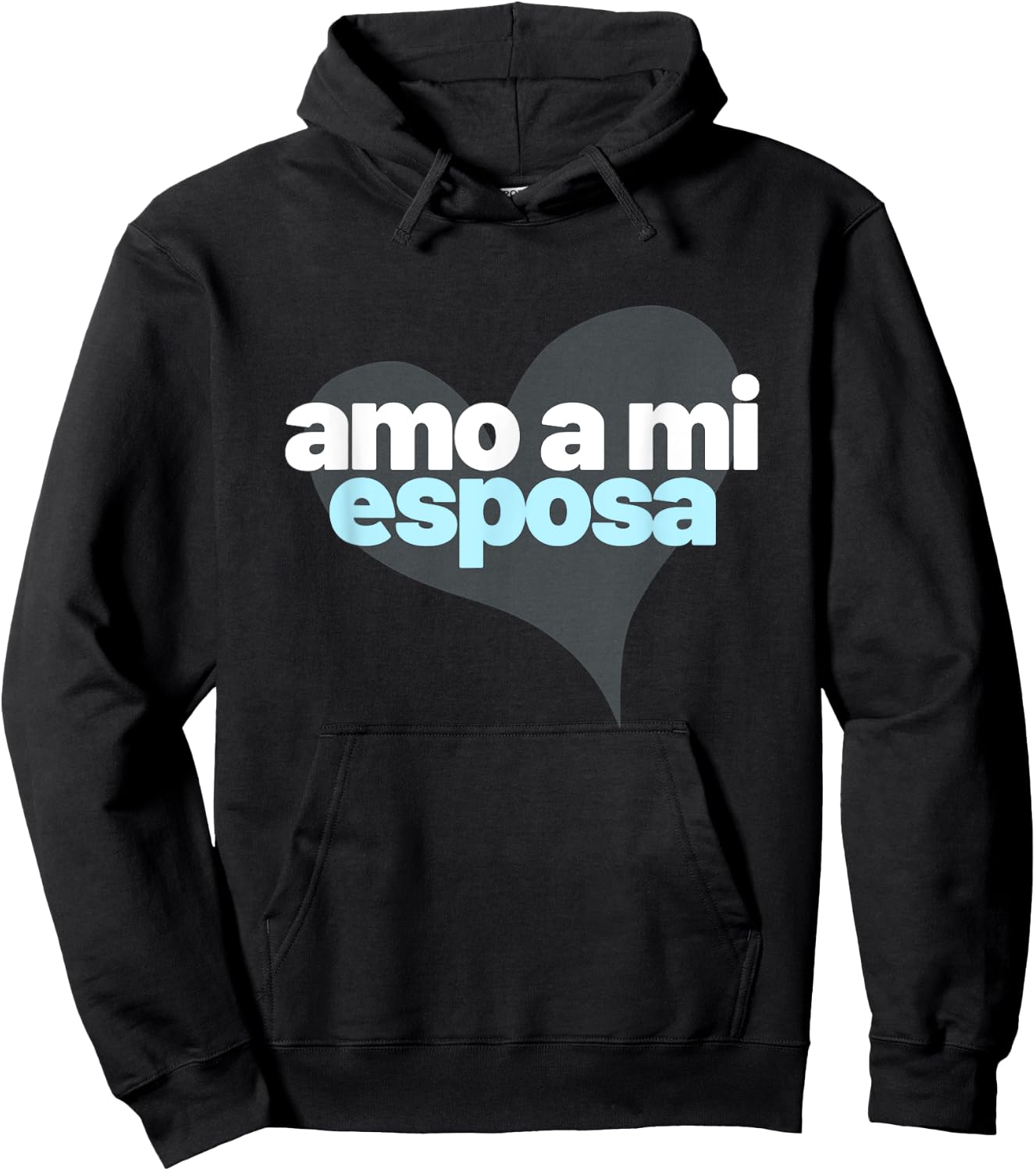 Amo a mi esposa | I Love My Wife | recien casados Hoodie - Hoodie | Black