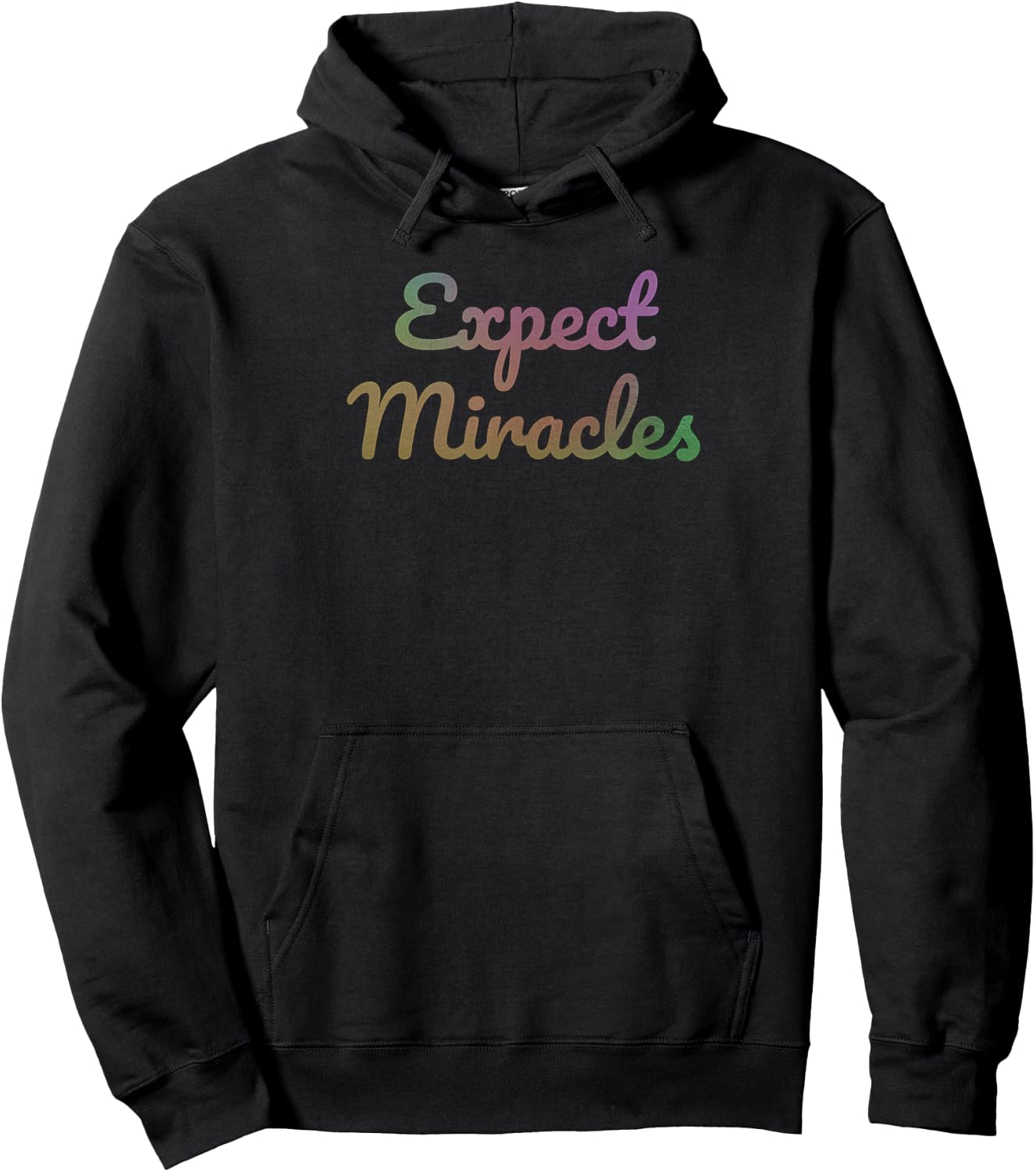 Expect Miracles Sober Life 12 Step Program AA NA Hoodie - Hoodie | Black