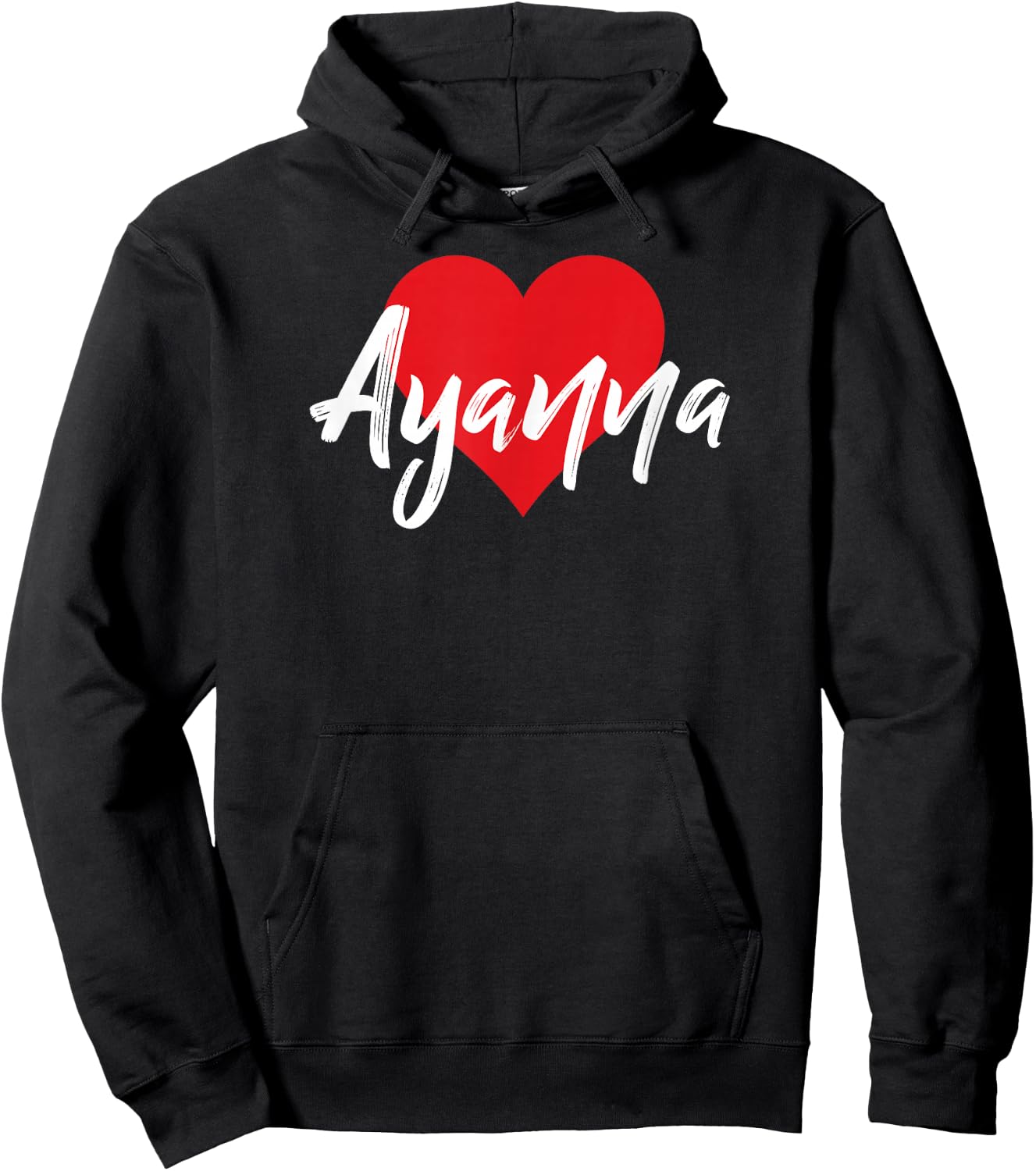 I Love Ayanna First Name I Heart Named Hoodie - Hoodie | Black
