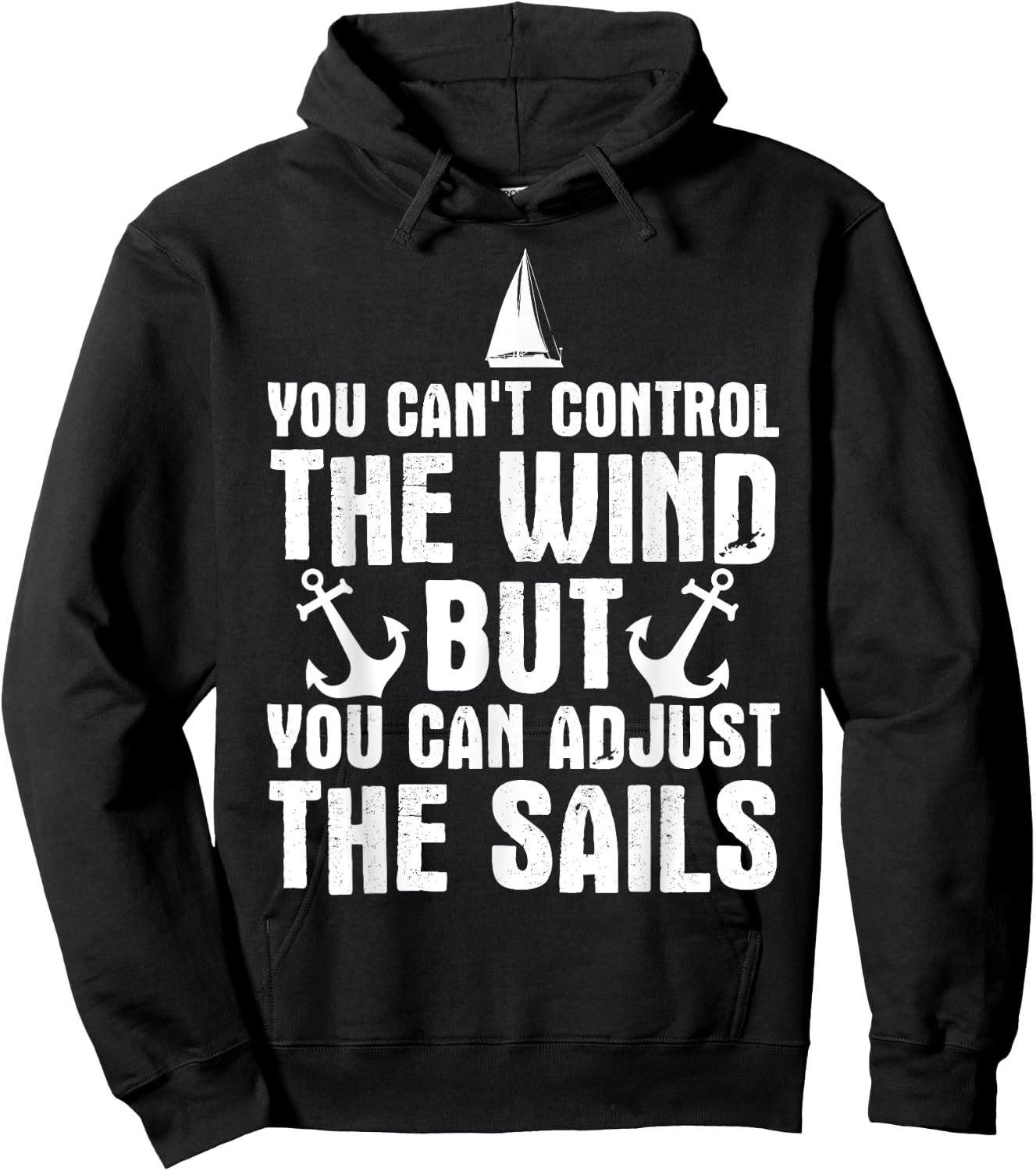 Cool Sailing Design Women Sailboat Jib Yacht Sailor Hoodie - Hoodie | Black