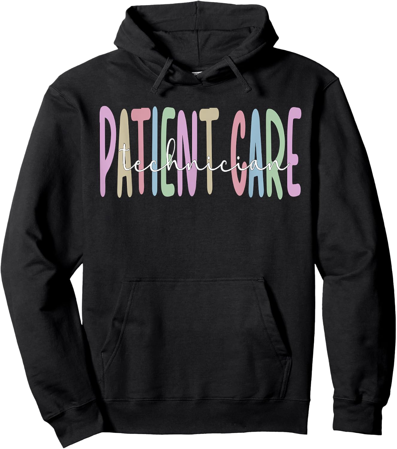 Patient Care Tech Patient Care Technician Hoodie - Hoodie | Black