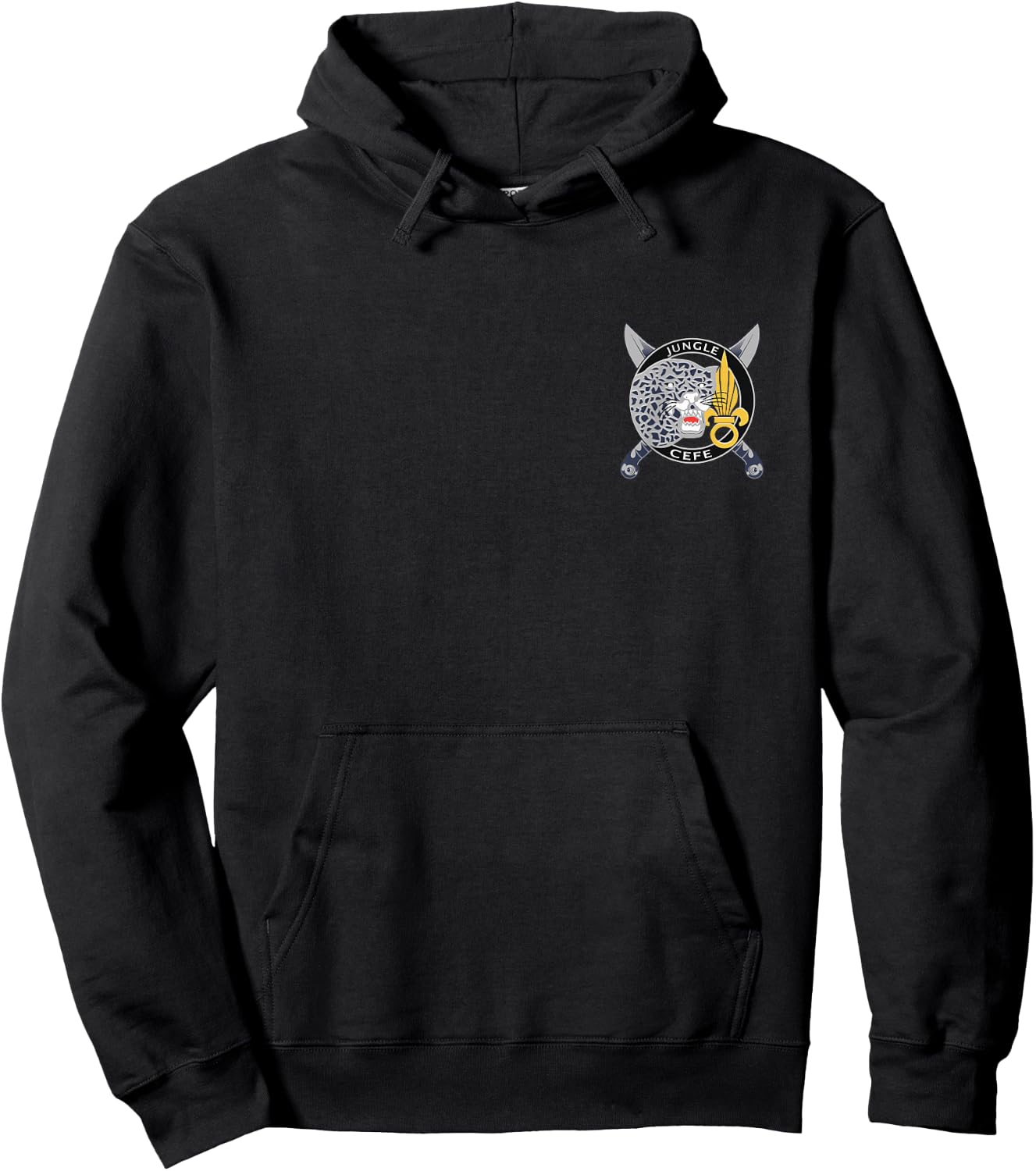 French Legion Etrangere Foreign Jungle Warfare French Army Hoodie - Hoodie | Black