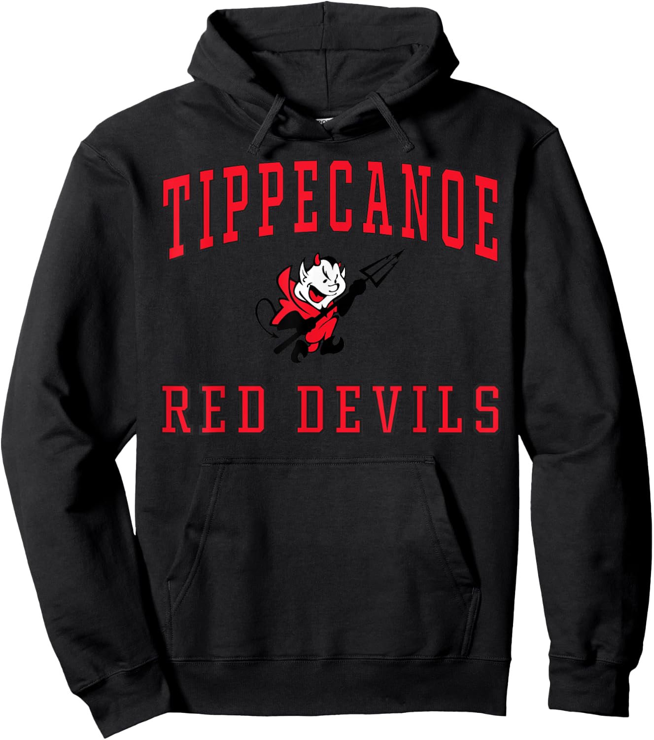 Tippecanoe High School Red Devils C1 Hoodie - Hoodie | Black