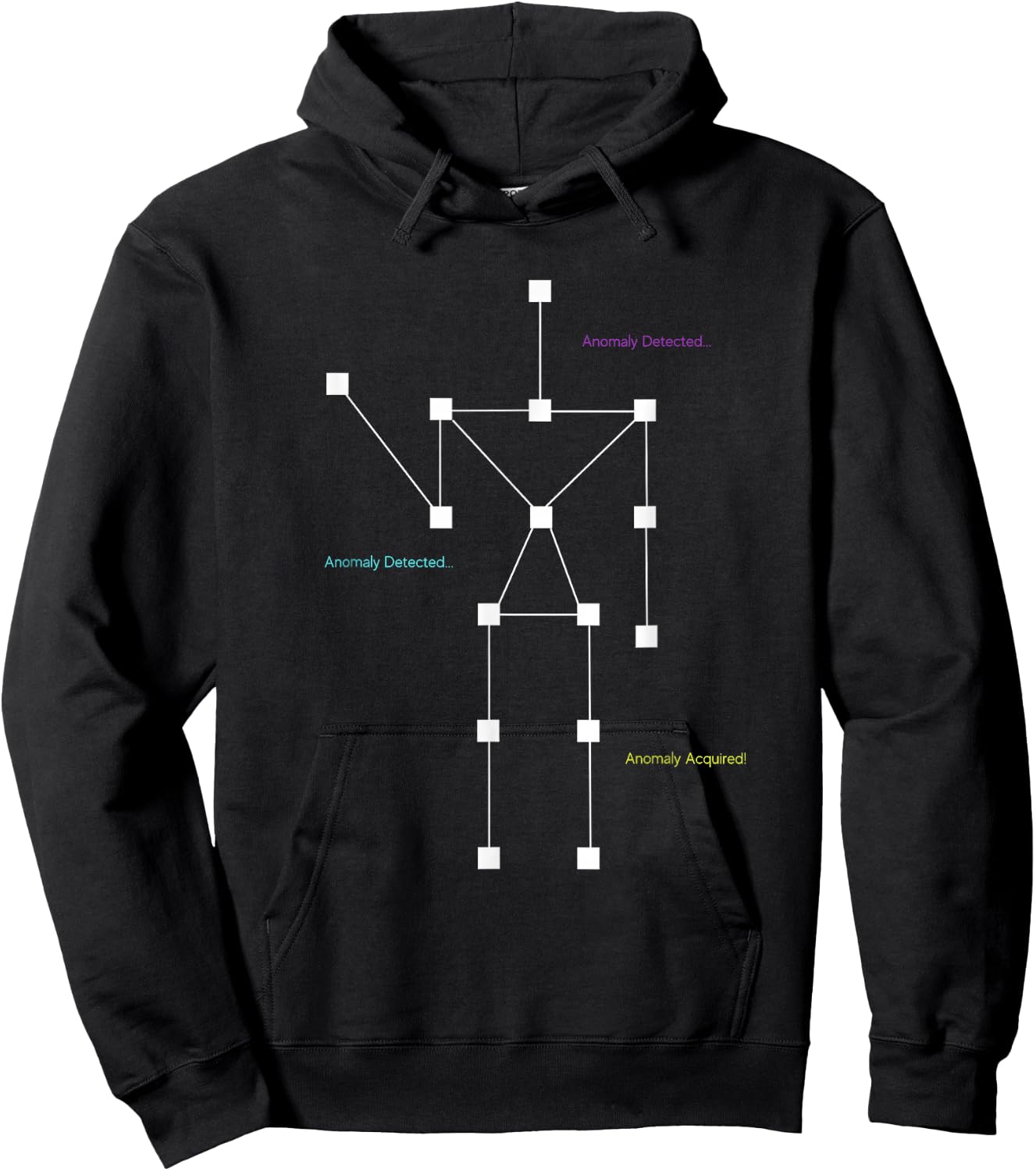 Anomaly Detected SLS Ghost Hunting Shirt - Funny Paranormal Hoodie - Hoodie | Black