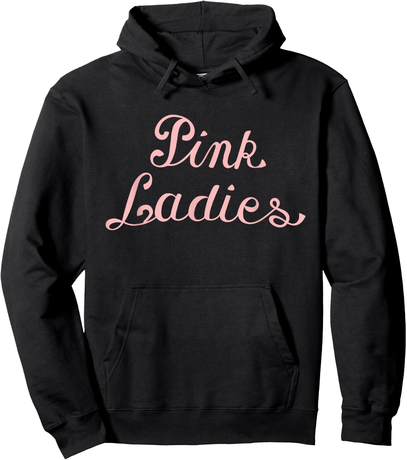 Grease Pink Ladies Font Hoodie - Hoodie | Black