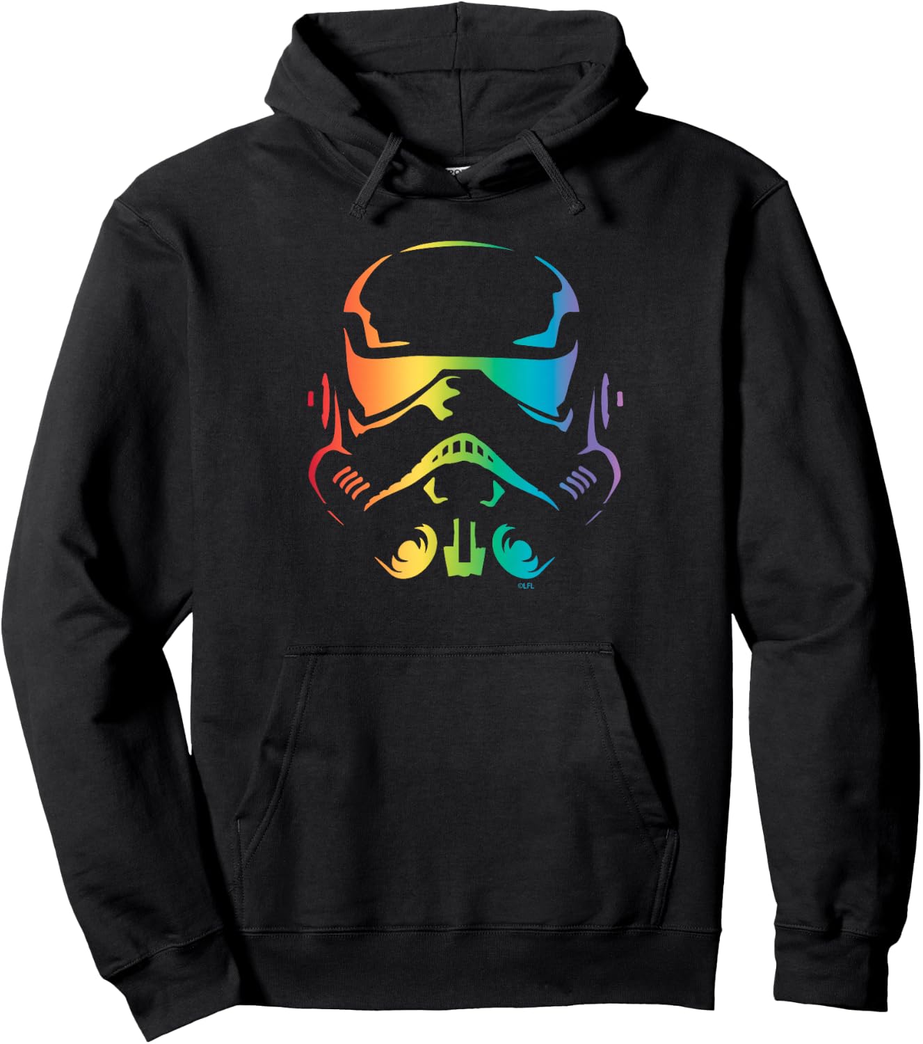 Star Wars Pride Stormtrooper Helmet Hoodie - Hoodie | Black