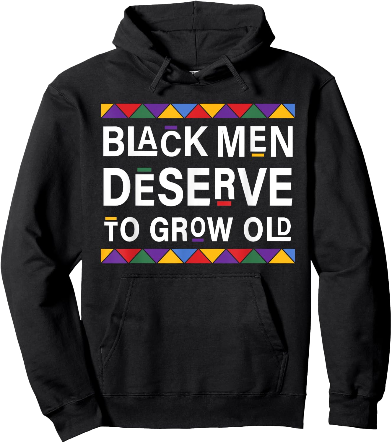Black History Month Black Men Deserve To Grow Old Afro Hoodie - Hoodie | Black