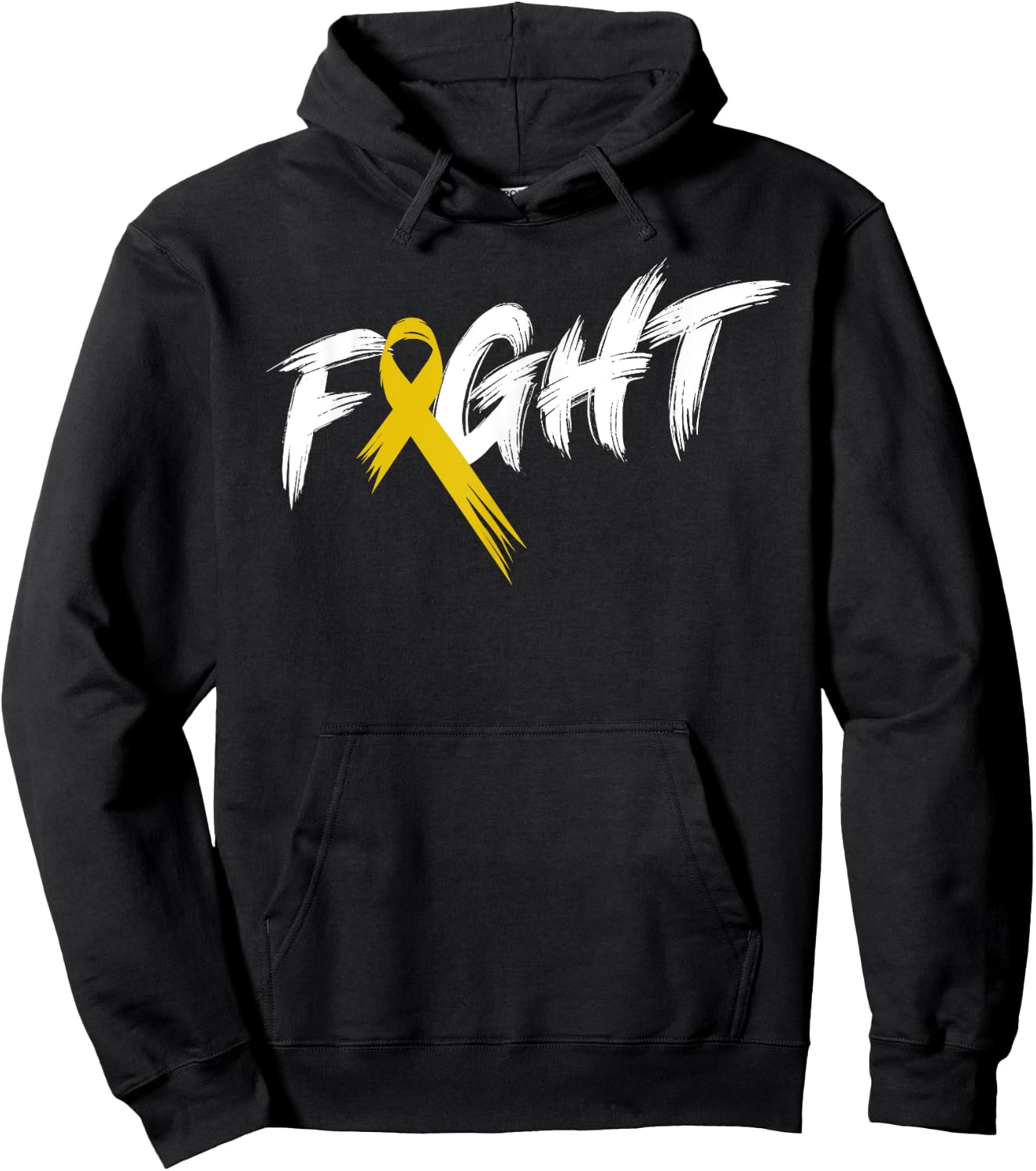 Sarcoma Awareness Month Fight Vintage Bone Cancer Hoodie - Hoodie | Black