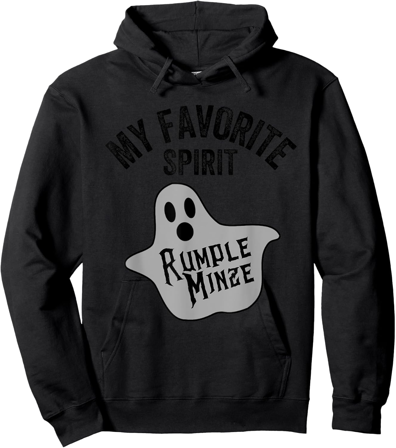 My Favorite Spirit Rumple Minze Funny Halloween Ghost Hoodie - Hoodie | Black