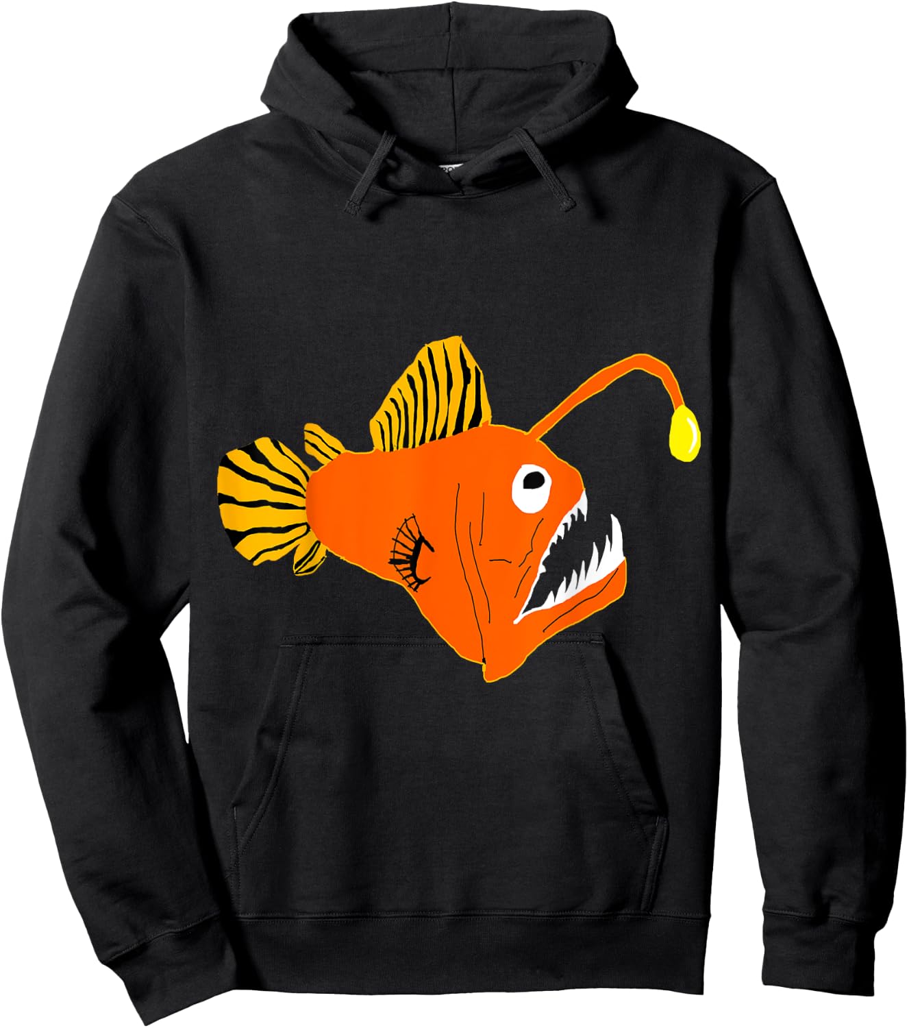 Anglerfish Deep Sea Creatures Angler Fish Sea Monster Hoodie - Hoodie | Black