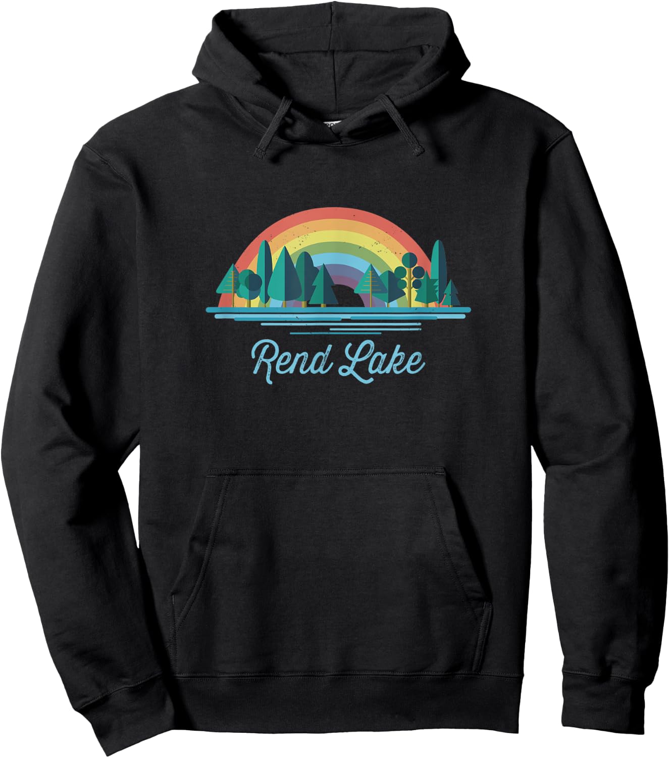 Rend Lake - Rainbow Lake Souvenir Hoodie - Hoodie | Black