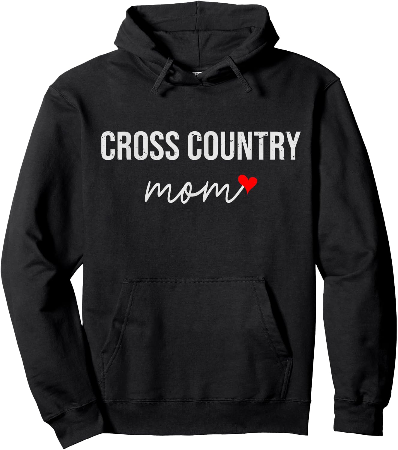 Funny Cross Country Mom - Cute Cross Country Mom Gift Wo Hoodie - Hoodie | Black