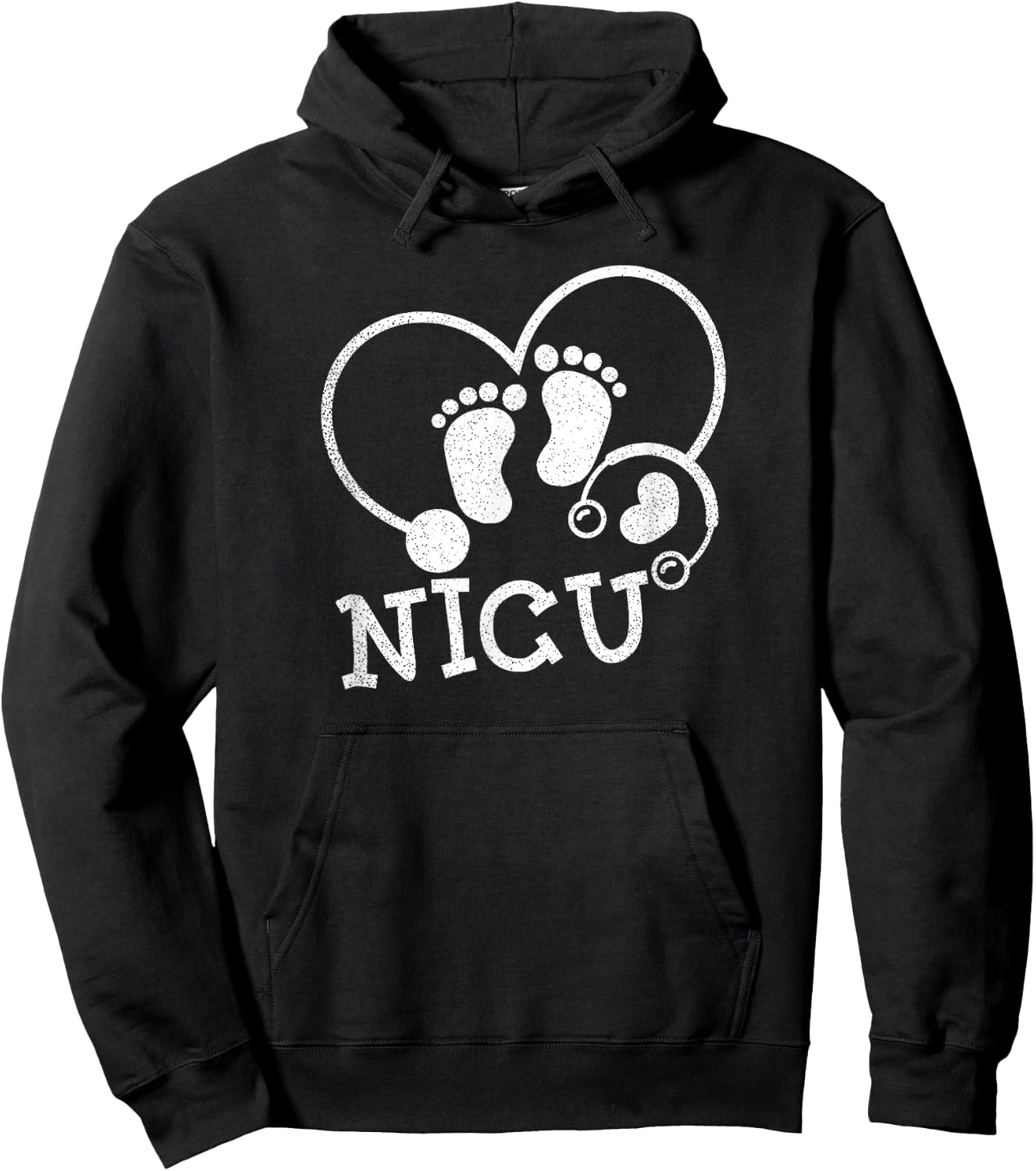 Nicu Nurse | Neonatal Nurse Gift Hoodie - Hoodie | Black