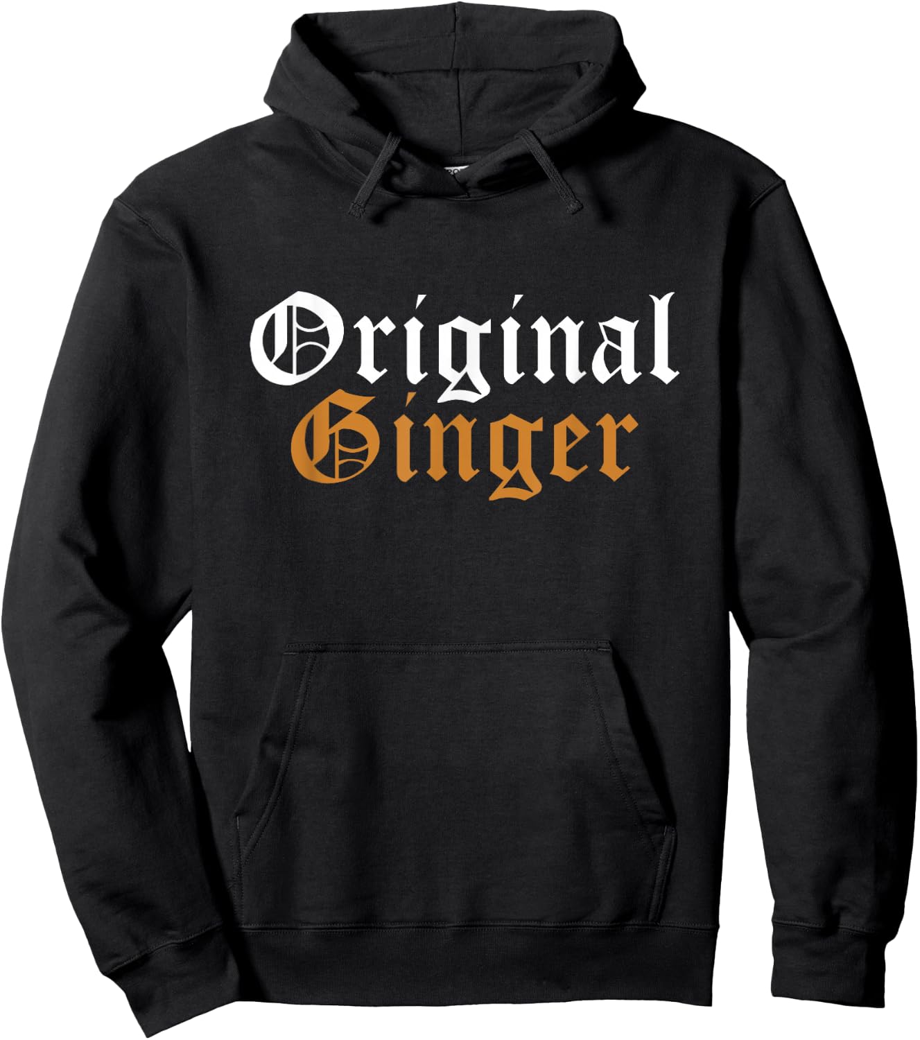Original Ginger - Redhead Gangsta - Funny Redheaded Hoodie - Hoodie | Black