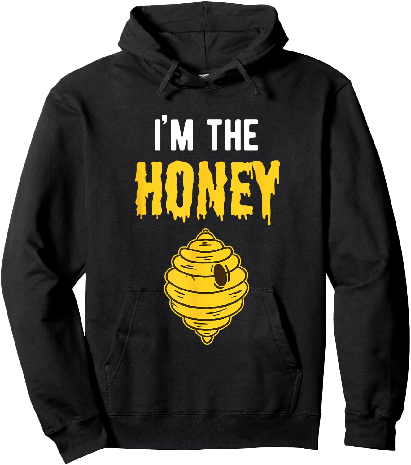 I'm The Honey Couples Outfit Gift Women Halloween Hoodie - Hoodie | Black