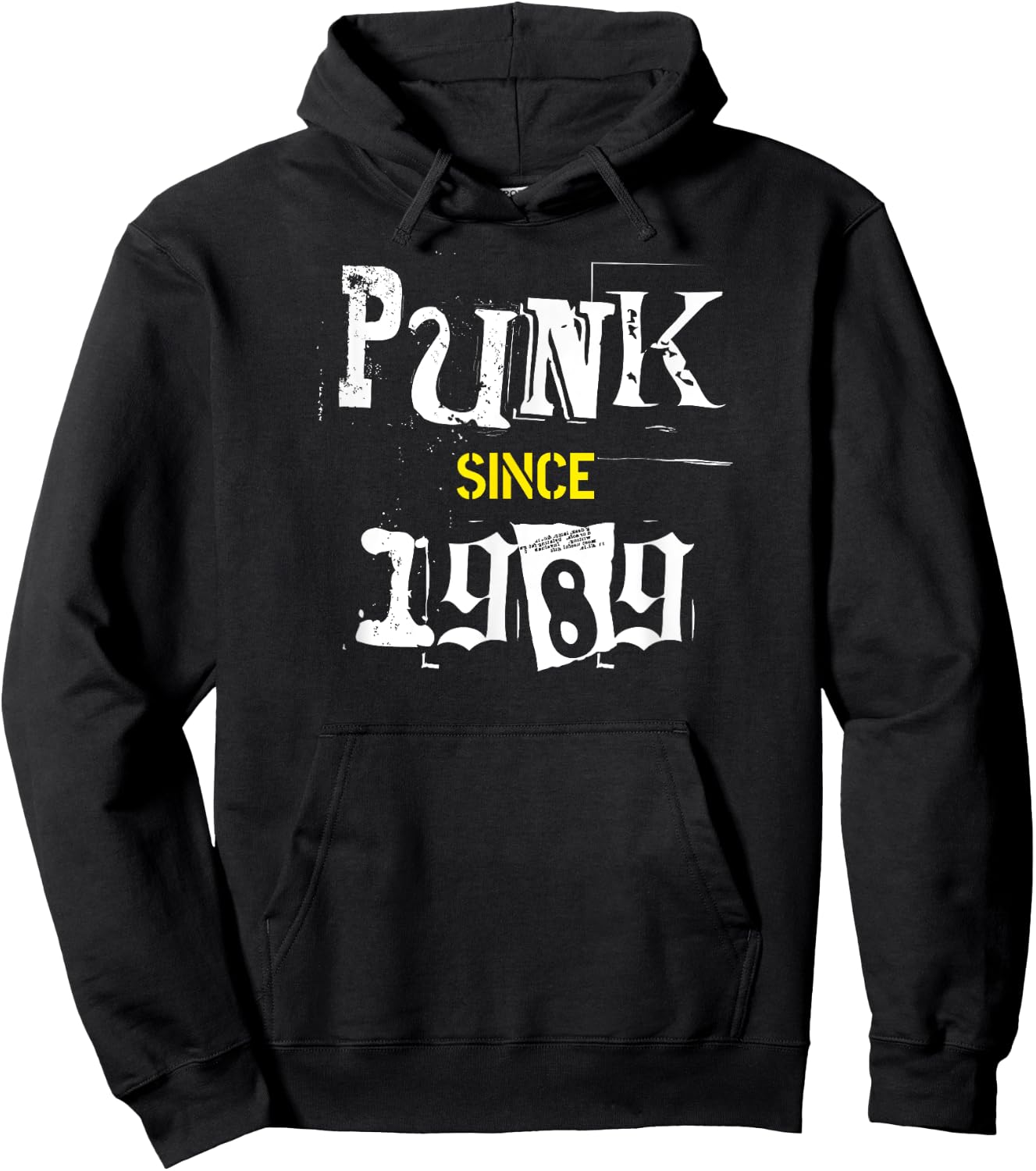 Classic Punk Rock Alternative Music Born in 1989 Birthday Hoodie - Hoodie | Black