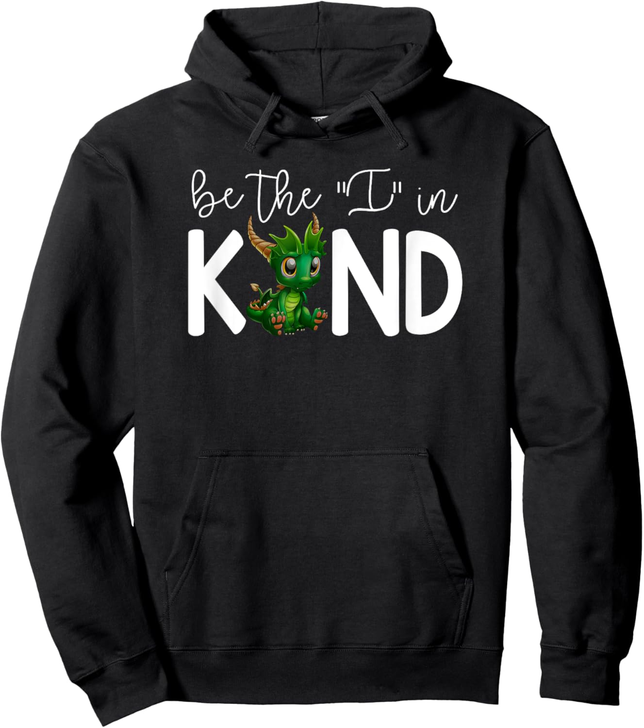 Dragon Be The I In Kind Hoodie - Hoodie | Black