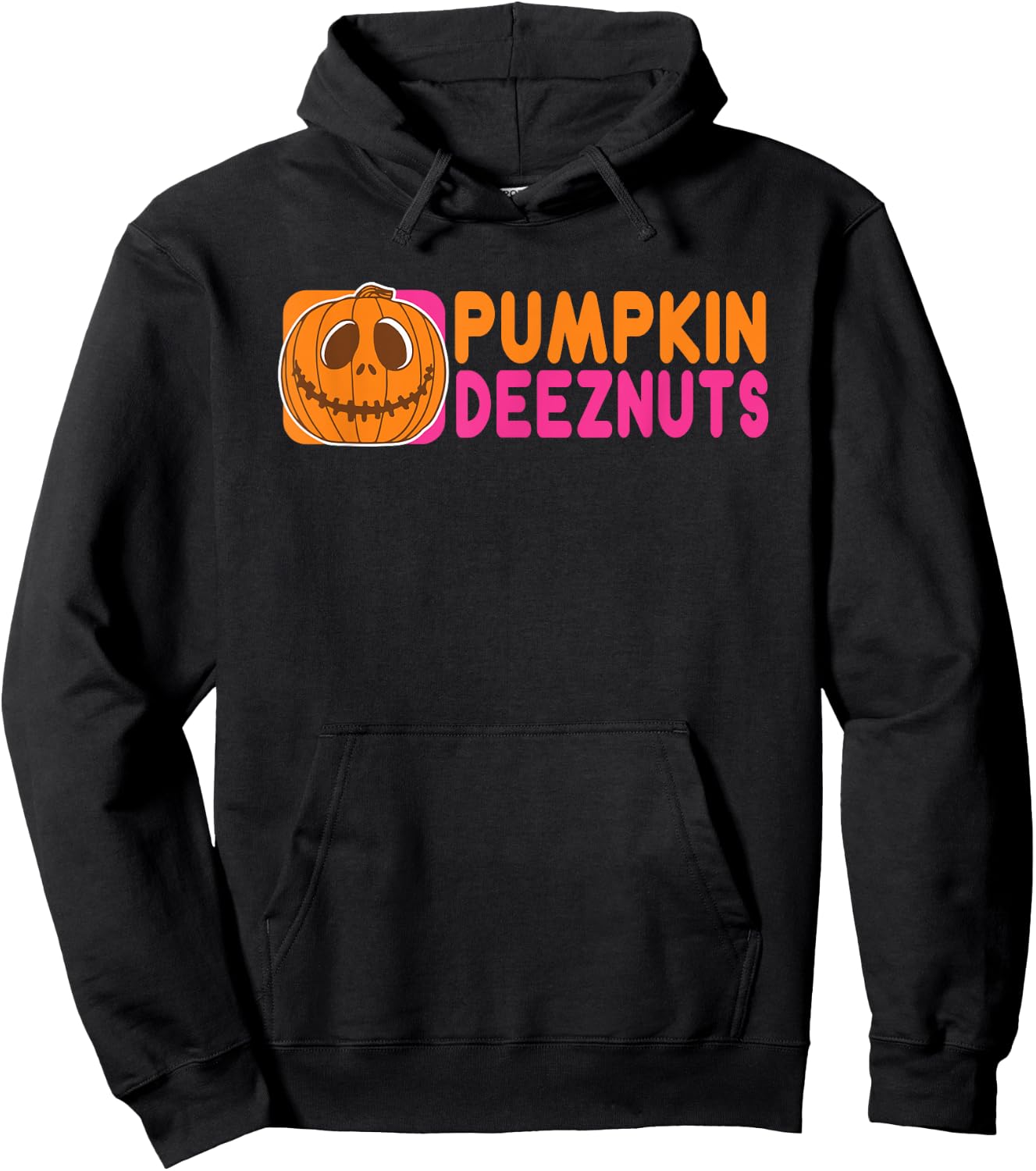 Ghost Pumpkin Deez nut Halloween Cute Hoodie - Hoodie | Black