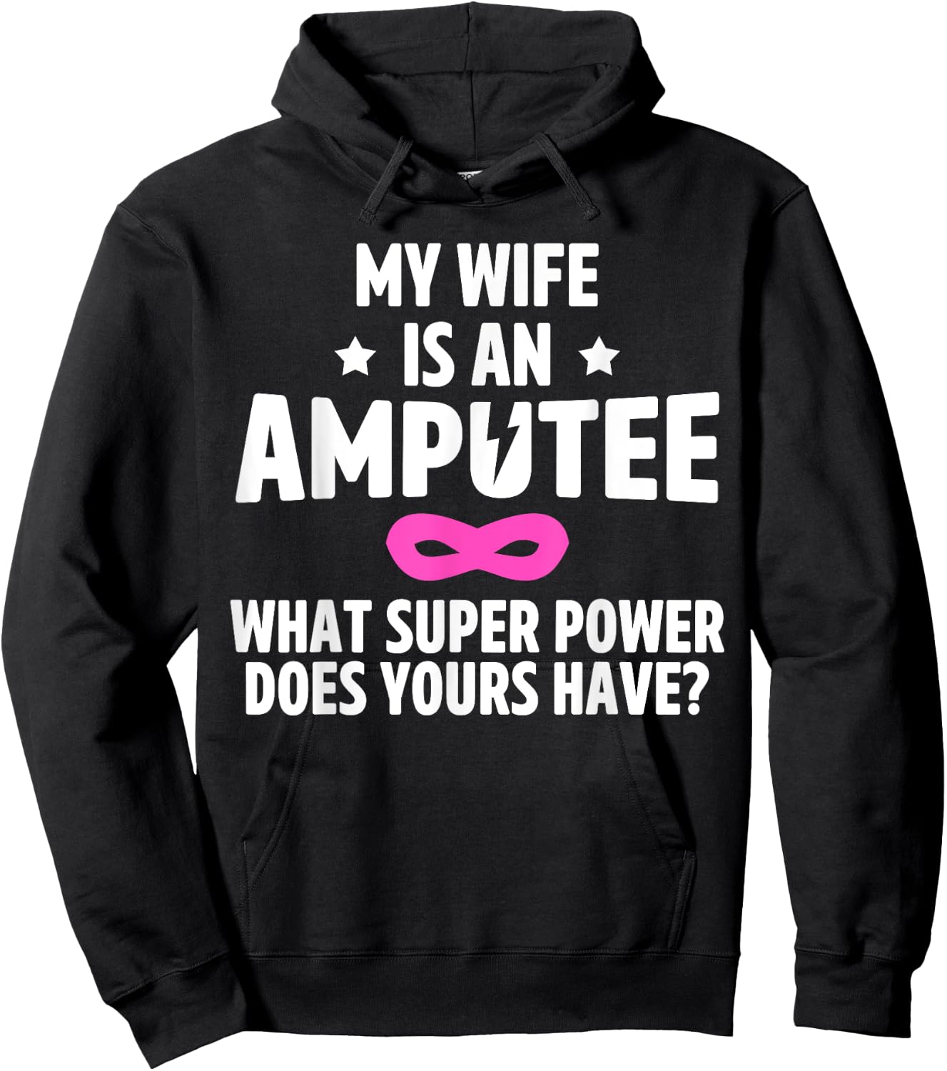 Amputee Humor Wife Leg Arm Funny Recovery Gifts Hoodie - Hoodie | Black