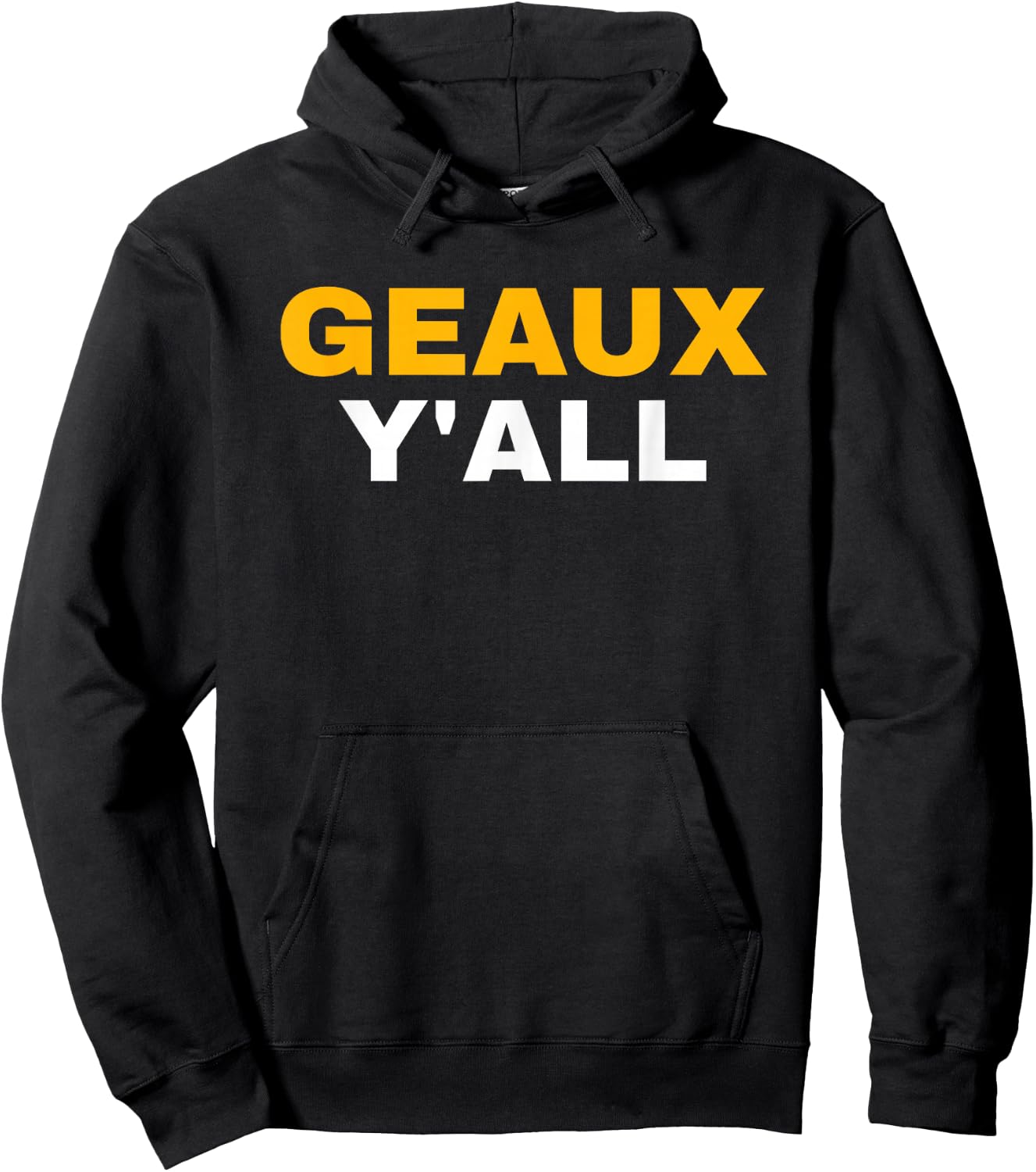 Geaux Y'all Southern Football Hoodie - Hoodie | Black