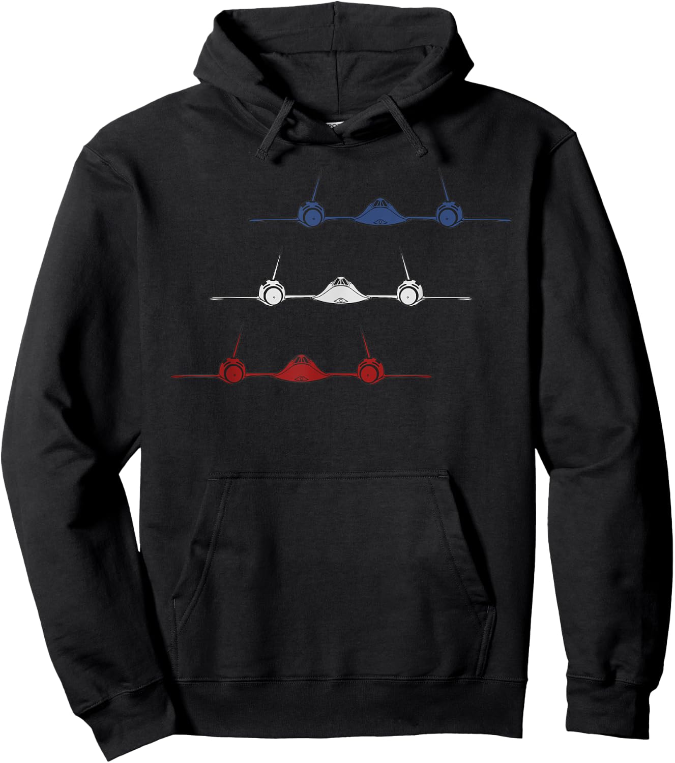 SR-71 US Military Aircraft Black Bird Jet Hoodie - Hoodie | Black