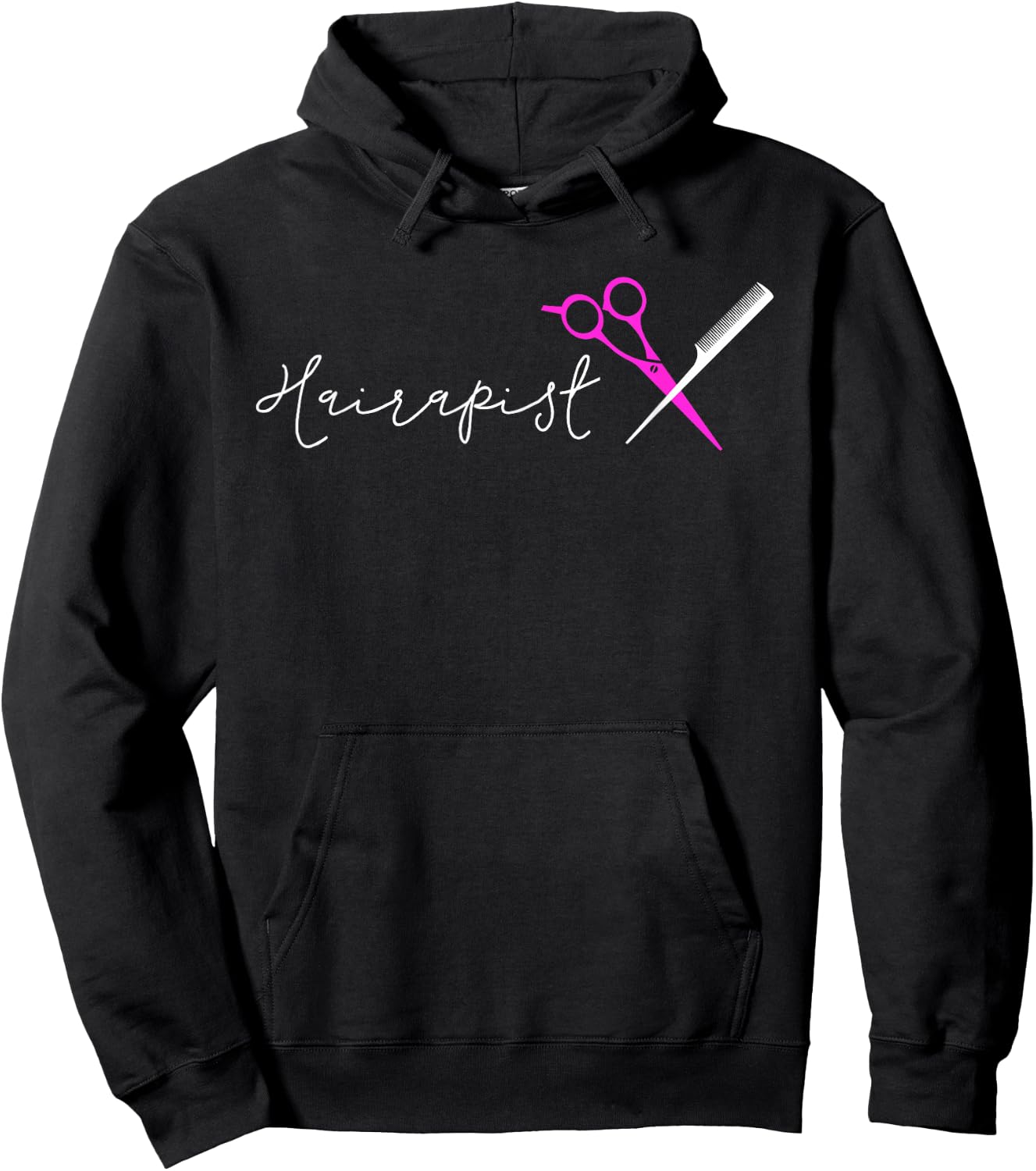 Hairapist Gifts Hairstylist Funny Hairdresser Hair Stylist Hoodie - Hoodie | Black