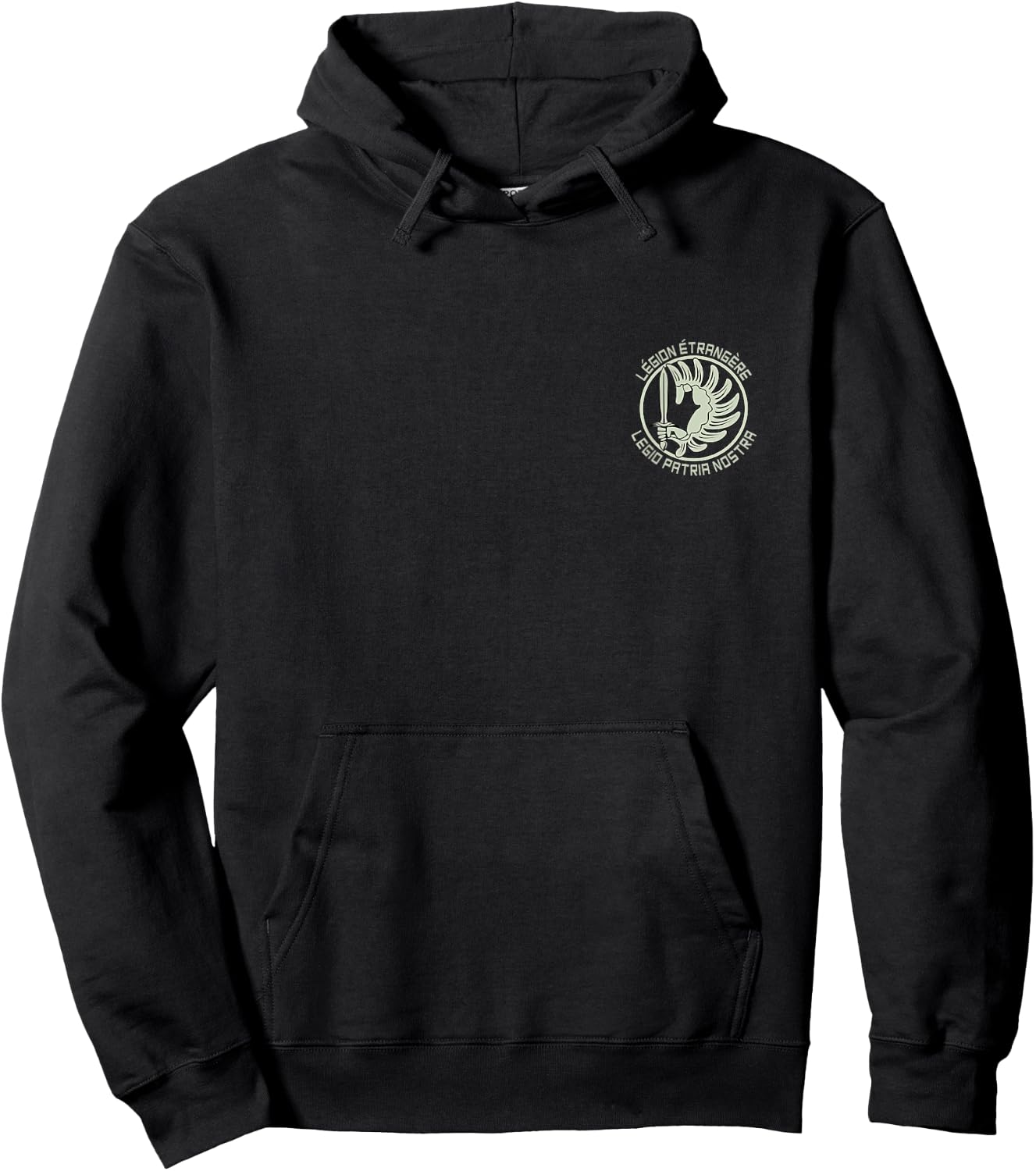 French Legion Etrangere Foreign French Paratrooper Veteran Hoodie - Hoodie | Black