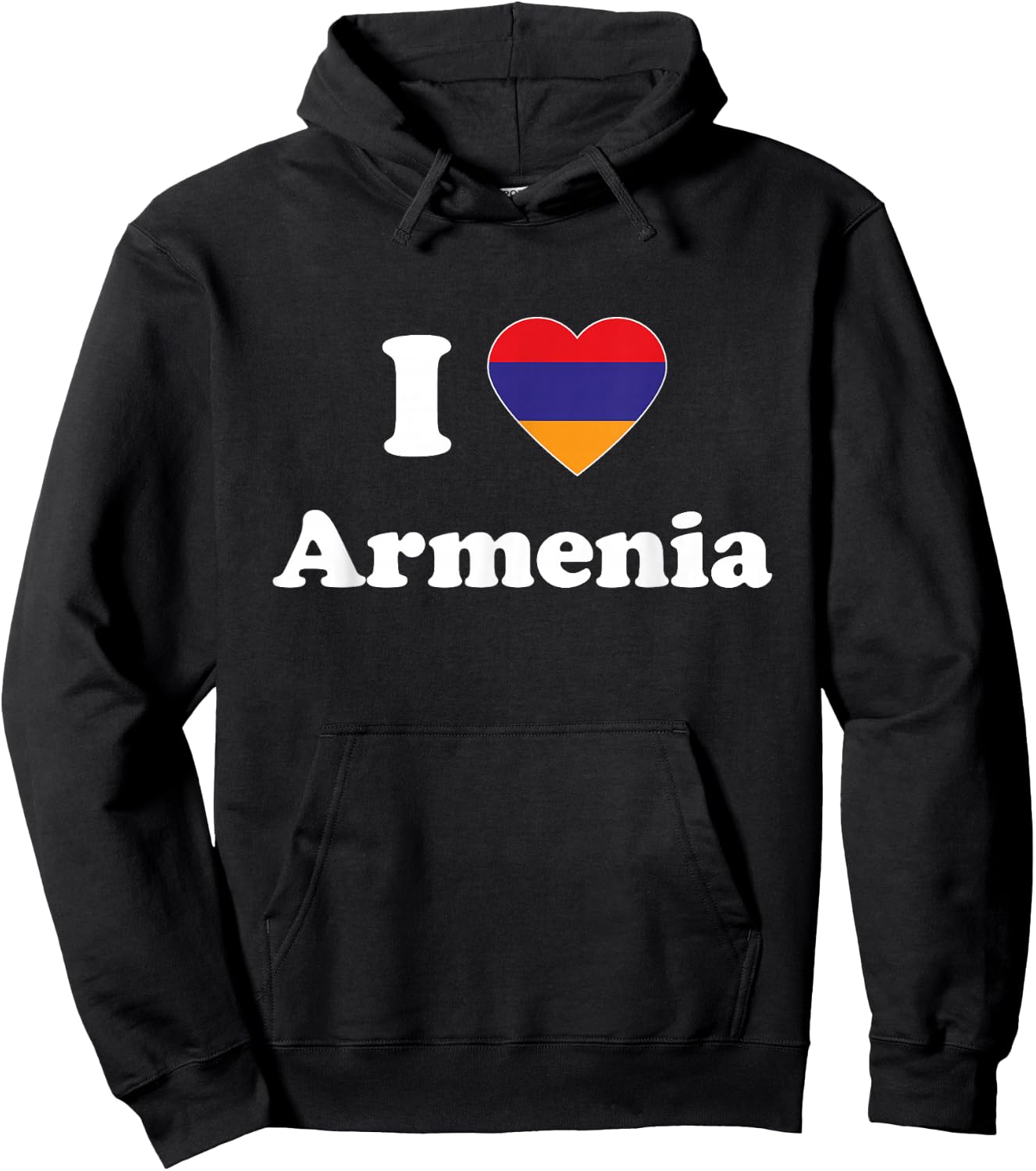I Love Armenia I Heart Armenia Armenian Hoodie - Hoodie | Black