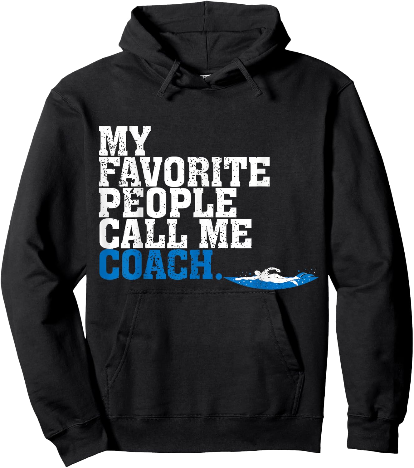 Awesome Call Me Coach Swim Coach Gift Hoodie - Hoodie | Black