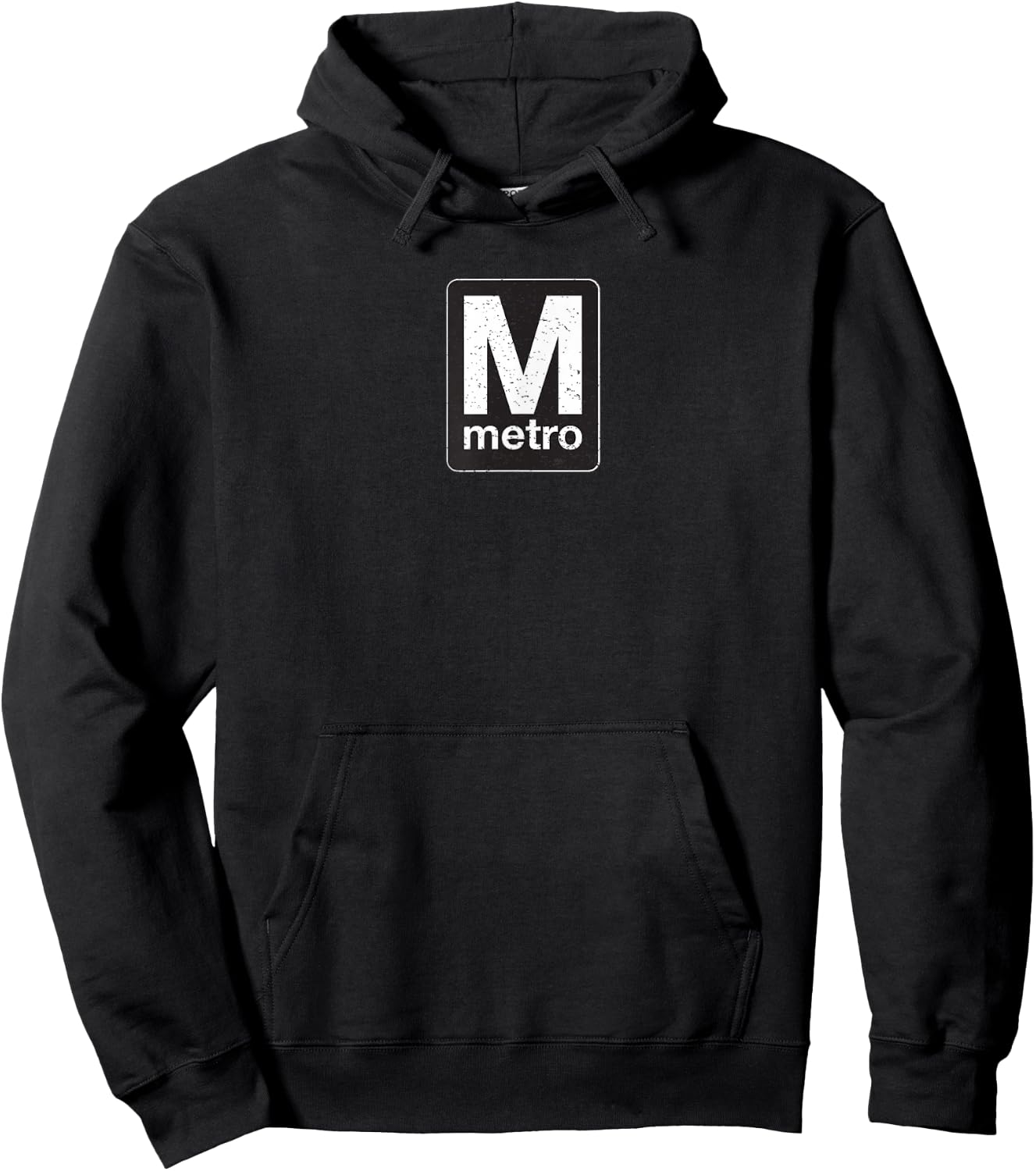 Washington DC Metro Shirt Vintage DC Subway Hoodie - Hoodie | Black