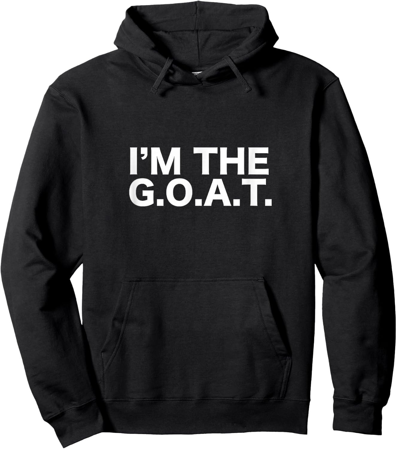I'm The Goat Funny Goat Hoodie - Hoodie | Black