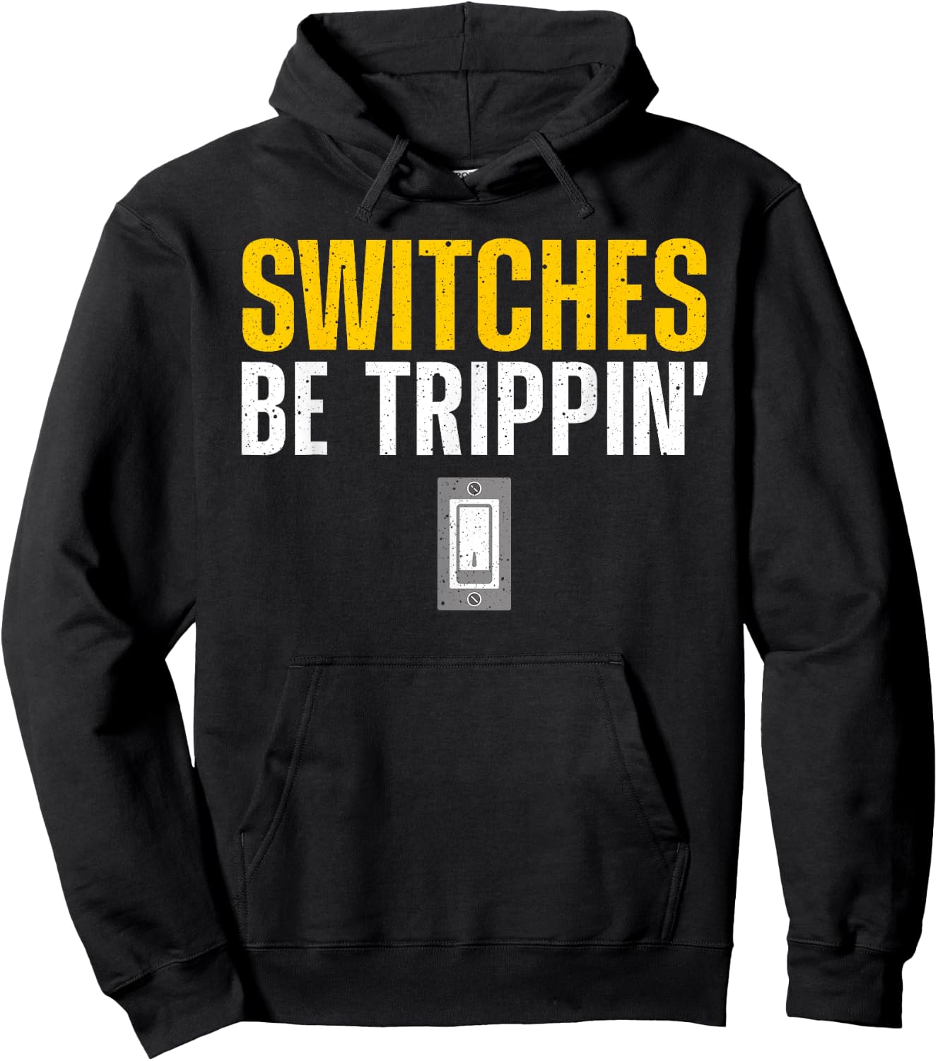 Funny Electrician Art Men Women Electrical Switches Lovers Hoodie - Hoodie | Black